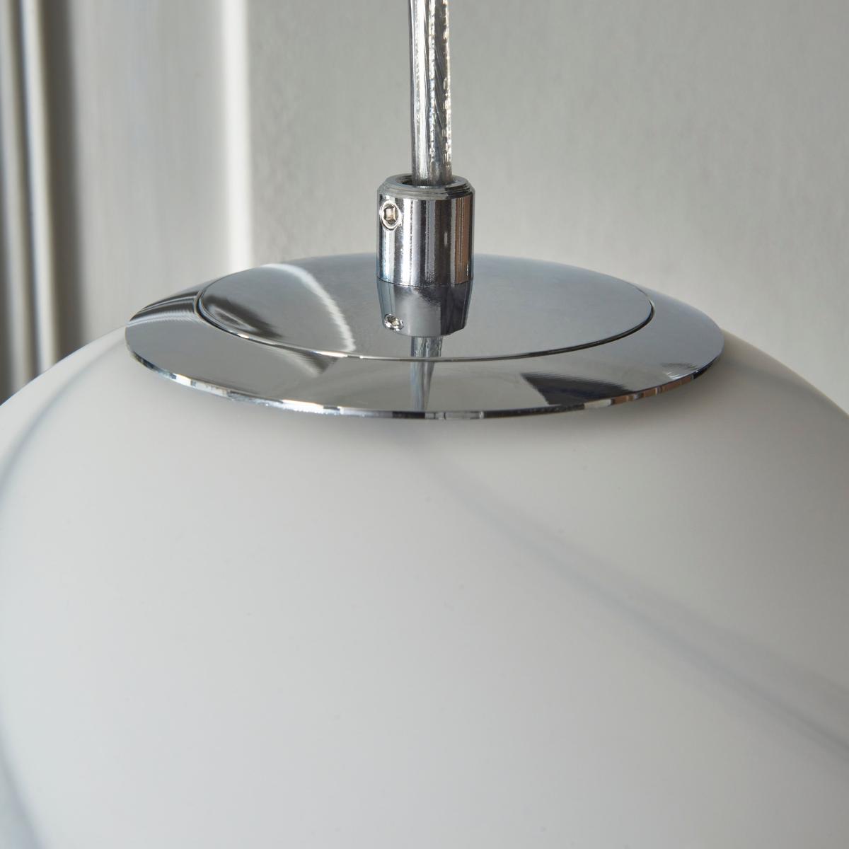 Utopia Dimmable Bathroom Pendant Light Silver – image 4