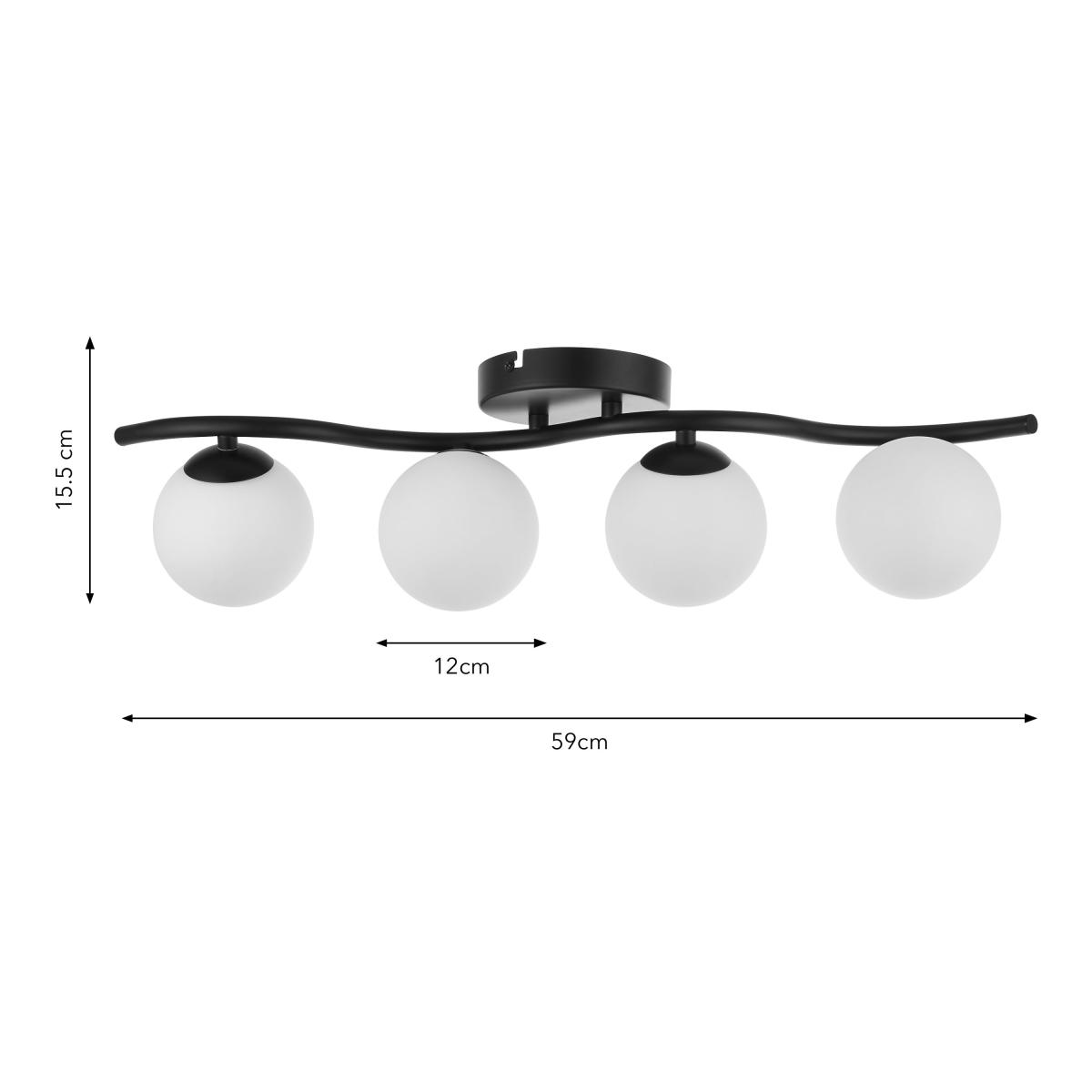 Wiggle Modern 4 Light Adjustable Spotlight Bar – image 6