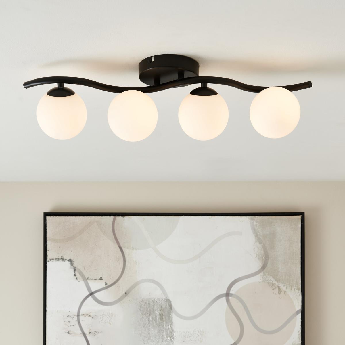 Wiggle Modern 4 Light Adjustable Spotlight Bar – image 1