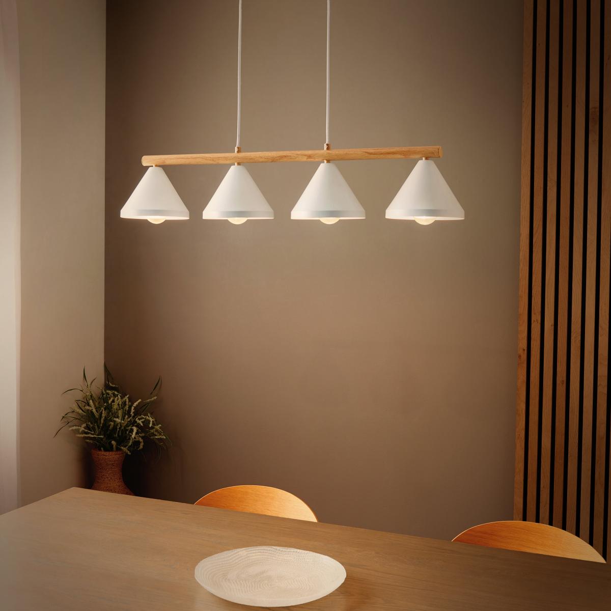 Gino Scandi 4 Light Adjustable Diner Ceiling Light – image 2