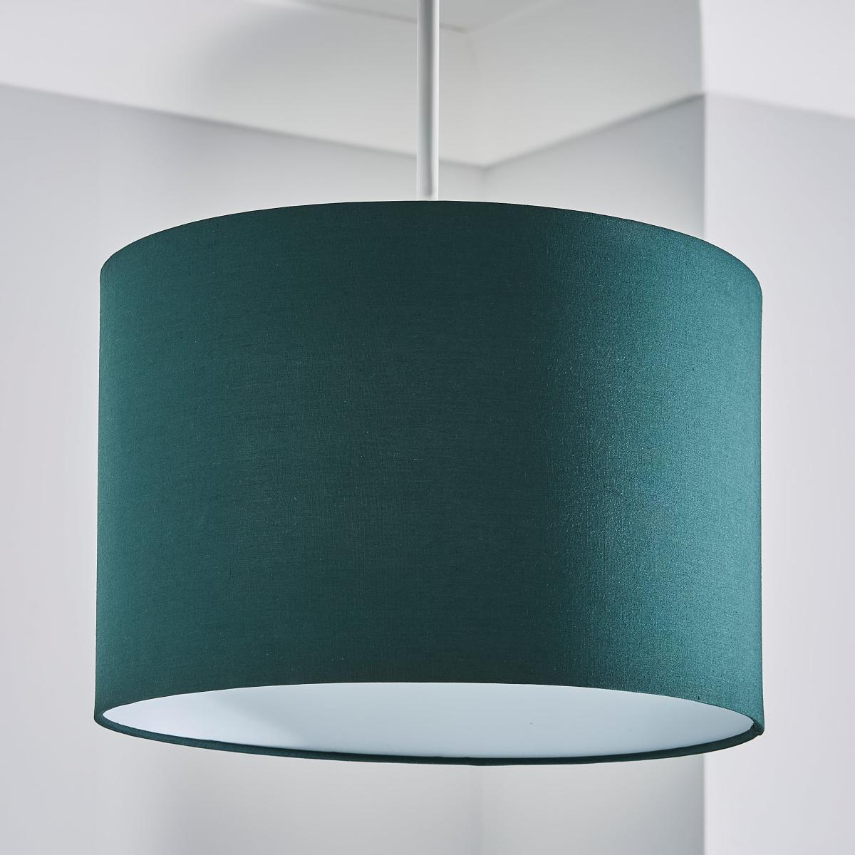 Ava Bottle Green Drum Lamp Shade 30cm Green – image 2