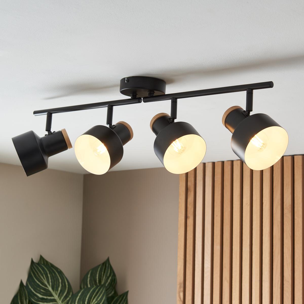 Duckworth Industrial 4 Light Adjustable Spotlight Bar – image 1