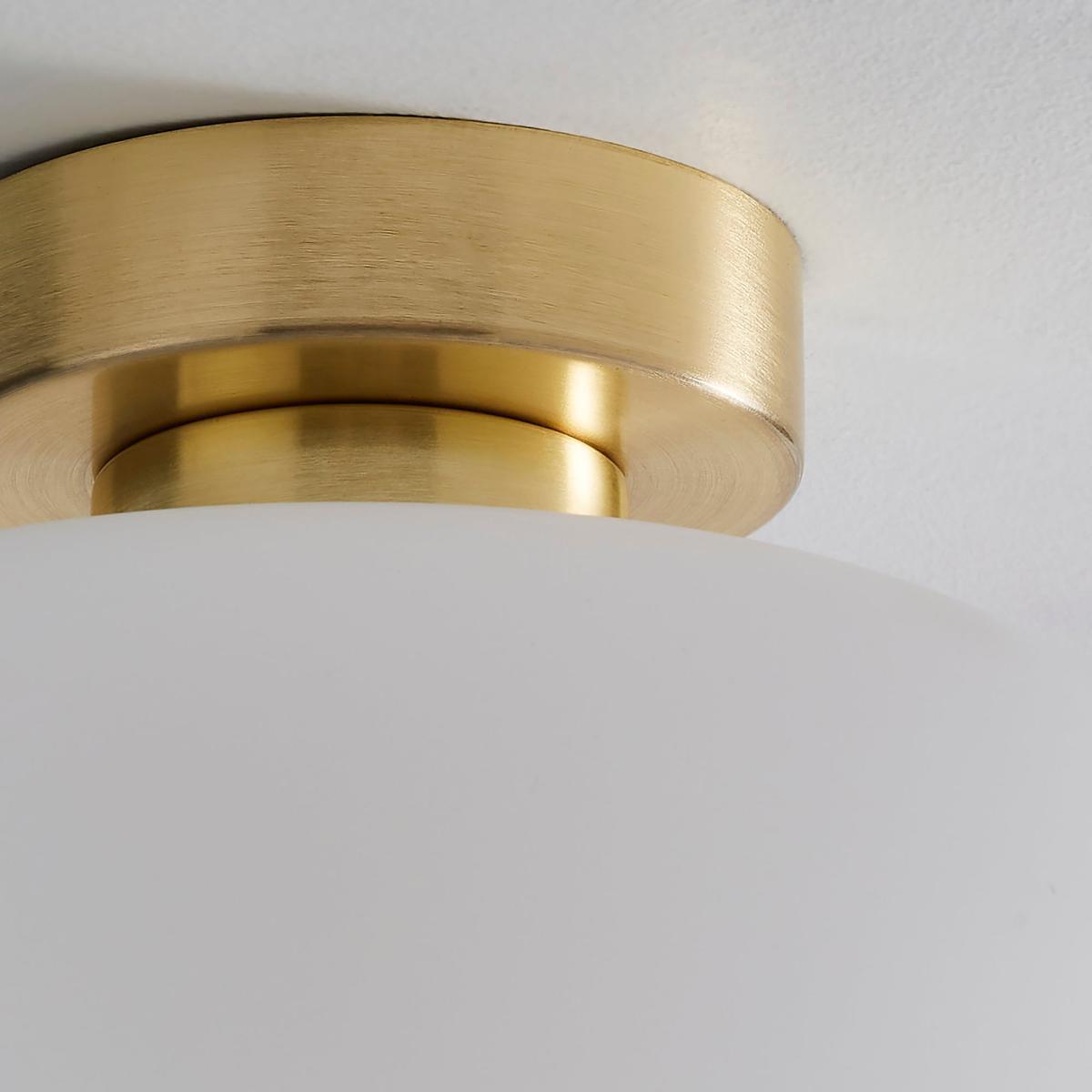 Palazzo Gold Effect 1 Light Flush Ceiling Fitting Gold – image 3