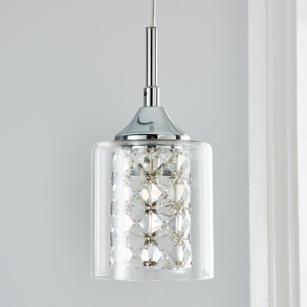 Frankie 3 Light Bar Ceiling Fitting Chrome – image 2