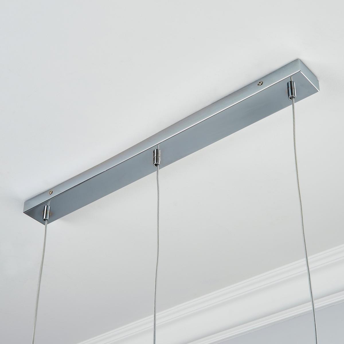 Frankie 3 Light Bar Ceiling Fitting Chrome – image 3