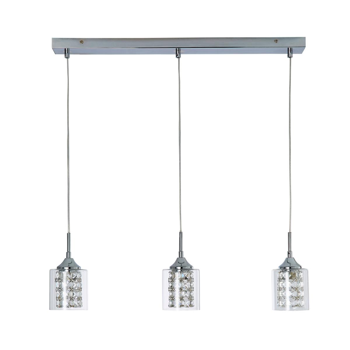 Frankie 3 Light Bar Ceiling Fitting Chrome – image 4