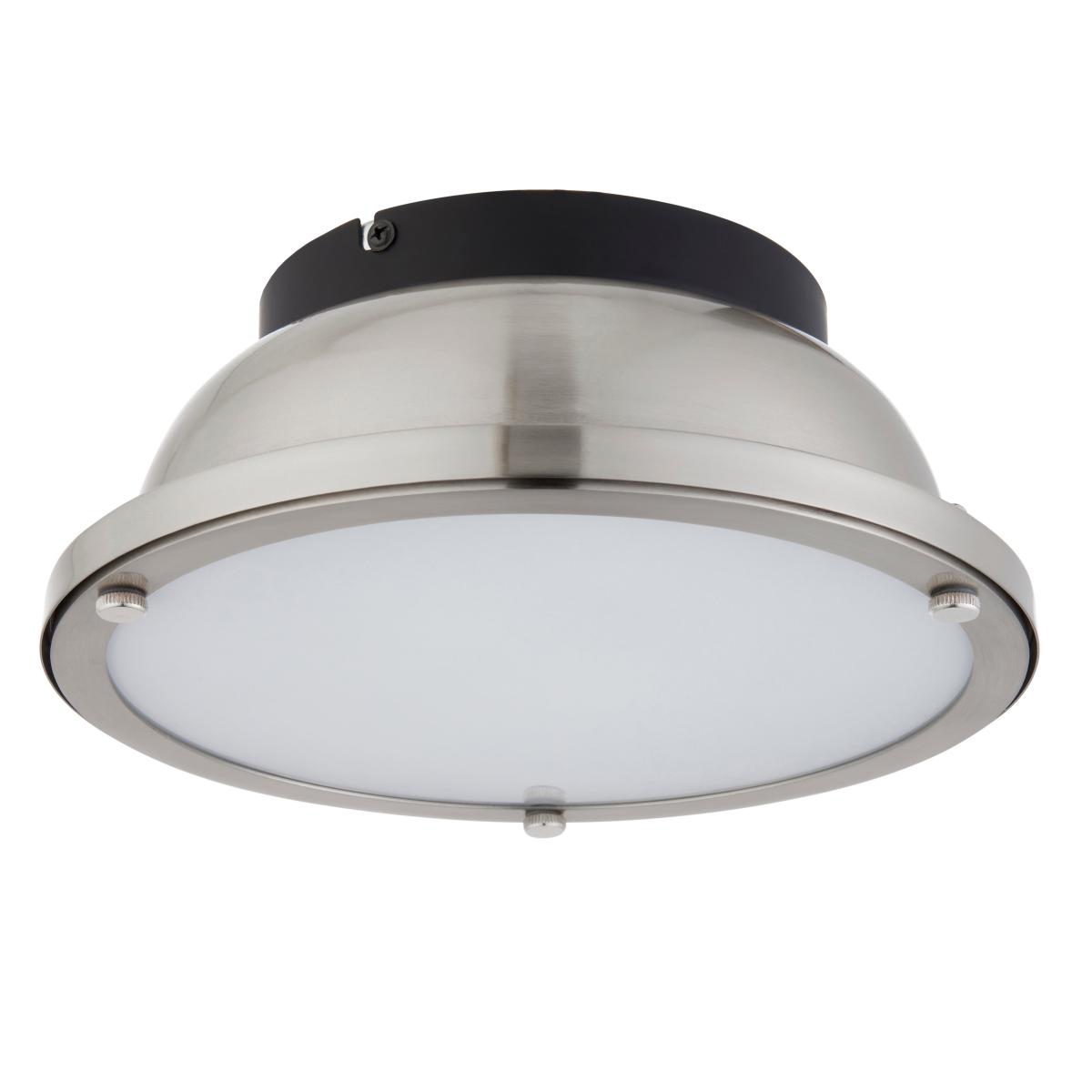 Barton Bathroom 1 Light Flush Ceiling Fitting Chrome – image 6