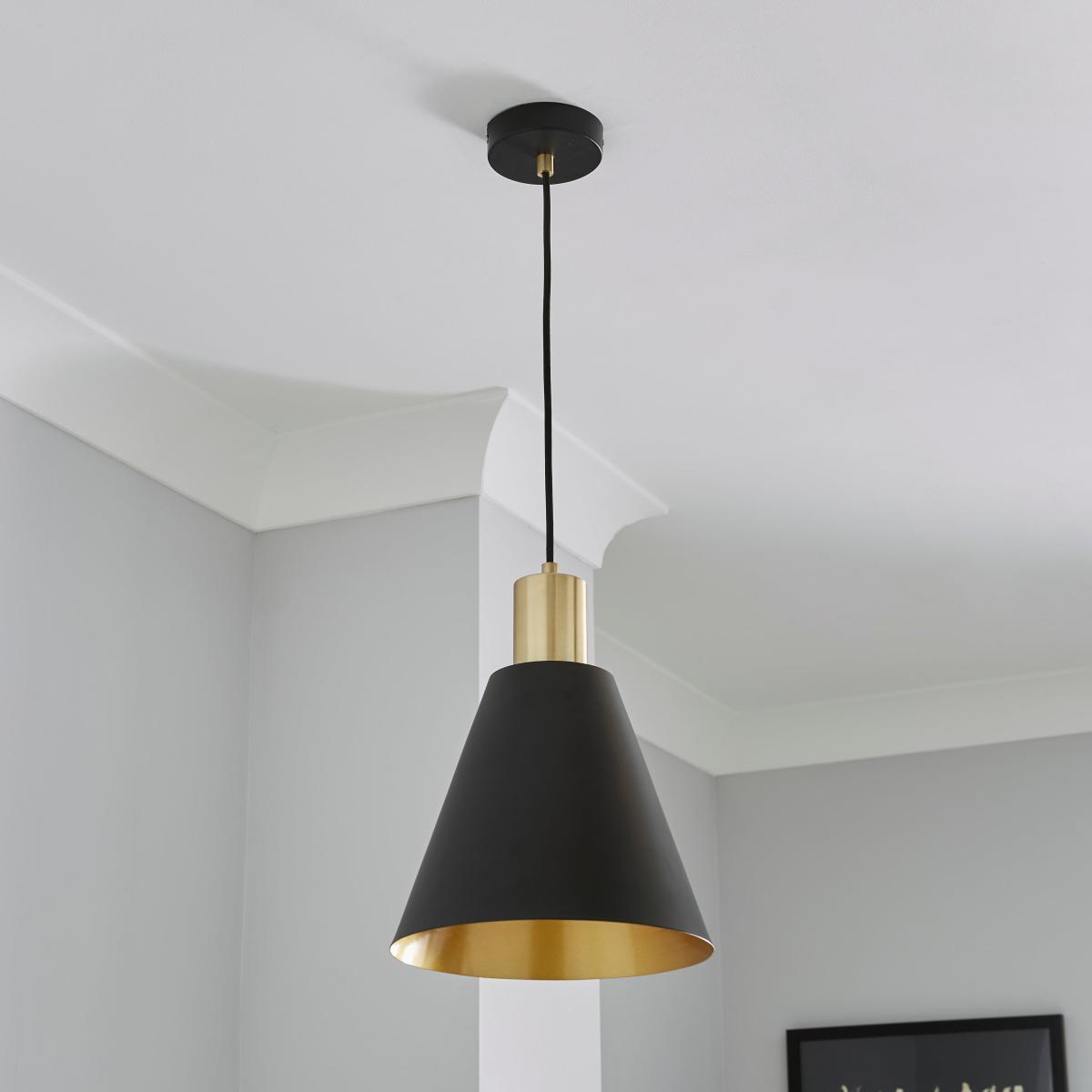 Santi Light Pendant Ceiling Fitting Black – image 2