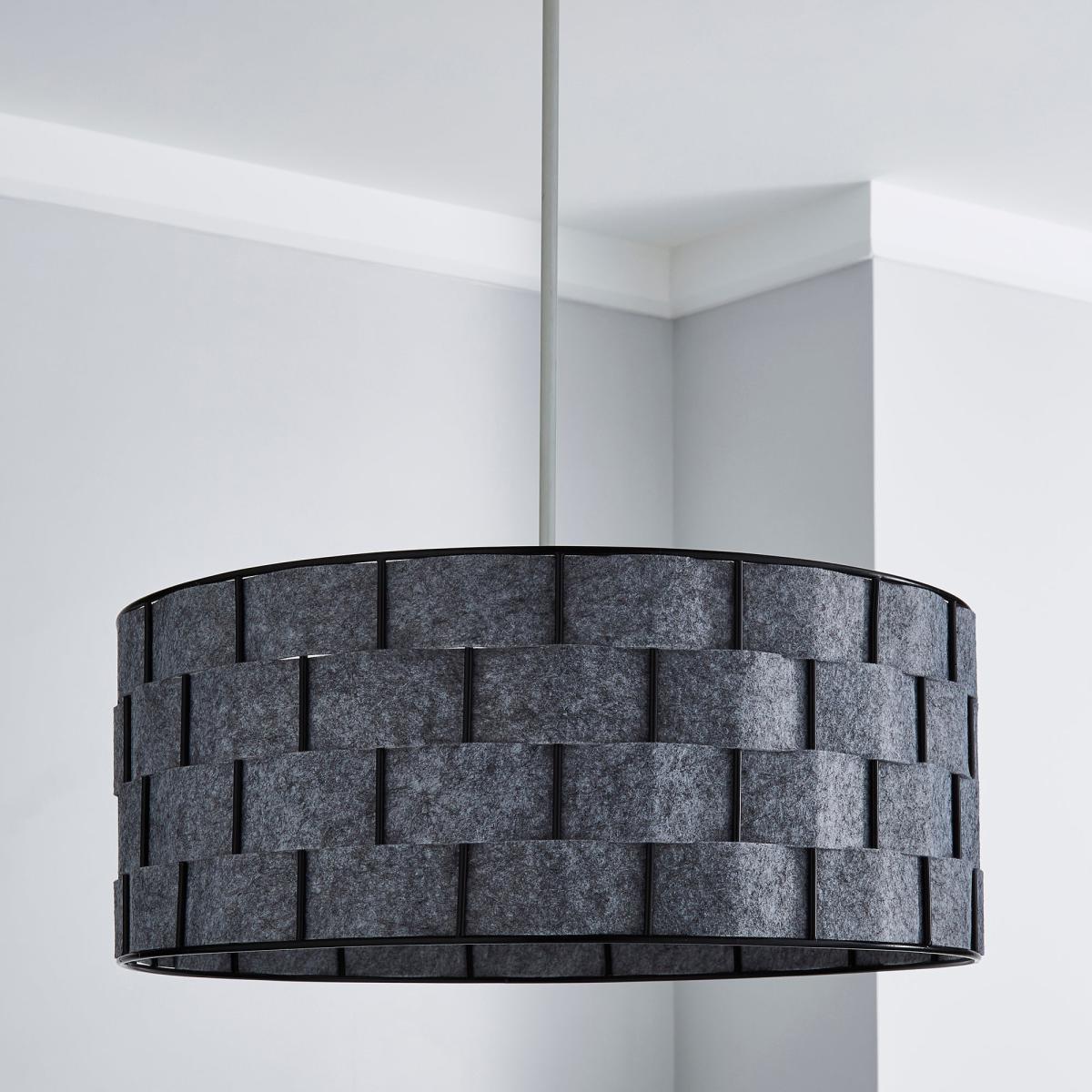 Howley Grey Felt Woven Shade Grey – image 2