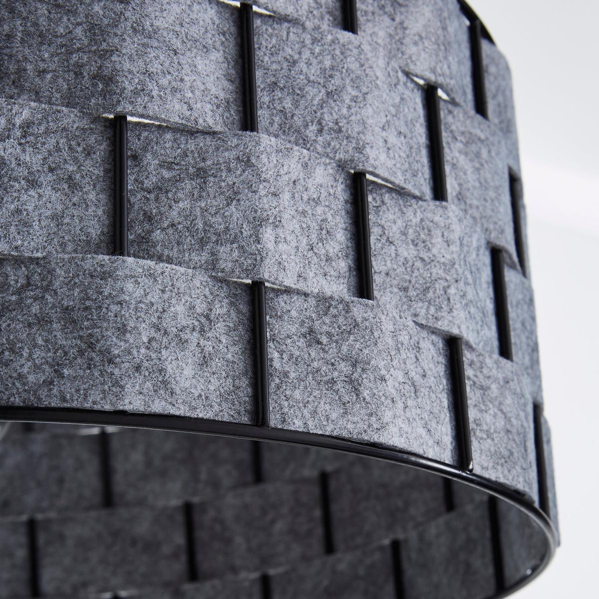 Howley Grey Felt Woven Shade Grey – image 3