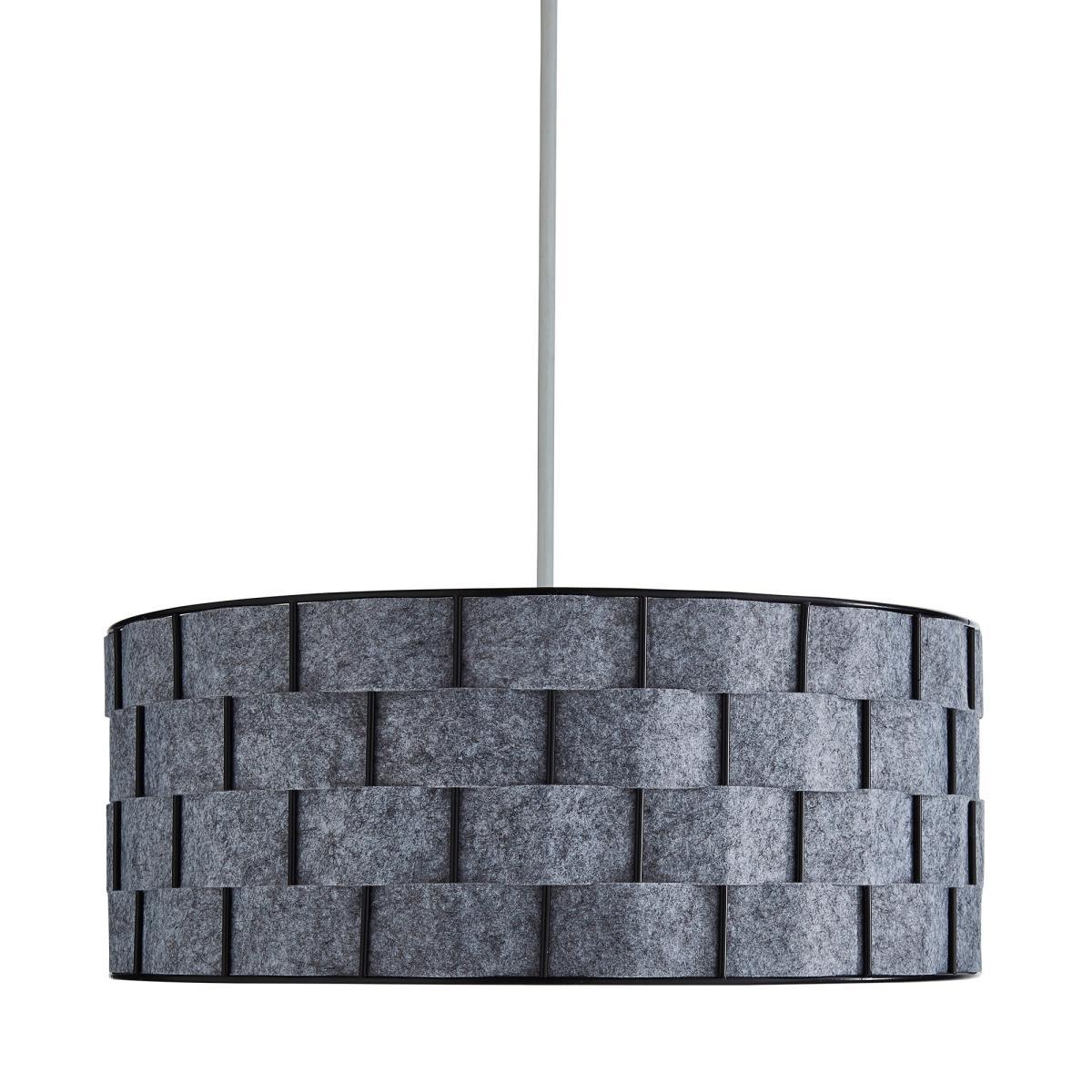 Howley Grey Felt Woven Shade Grey – image 4