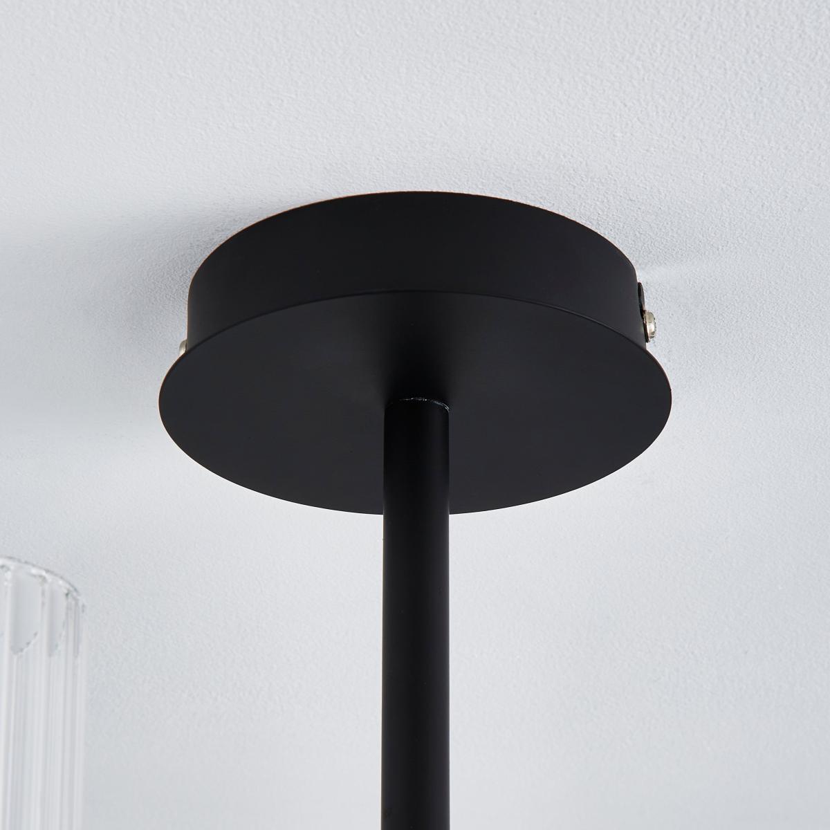 Dorma Henstone 3 Light Ceiling Fitting Black – image 4