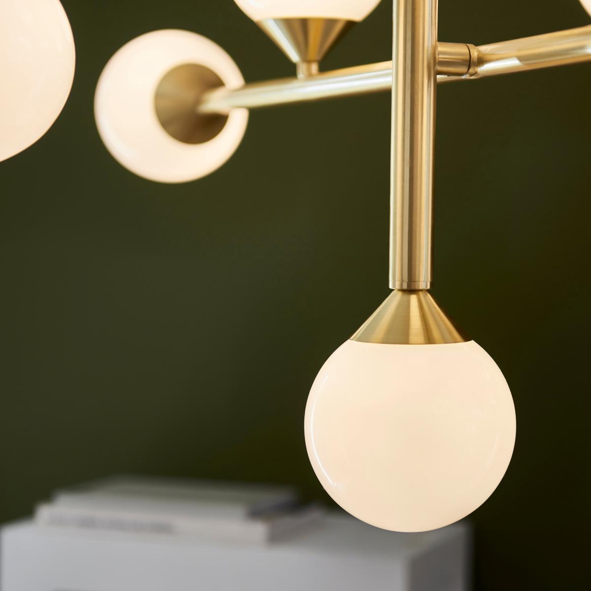 Vogue Willis Art Deco 10 Light Adjustable Pendant Light – image 3