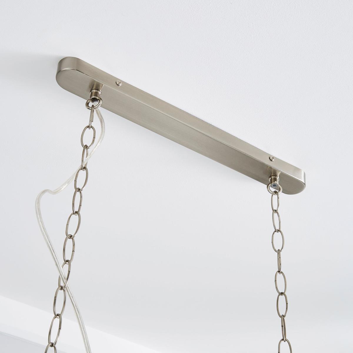 Hurricane 3 Light Diner Fitting Silver – image 4