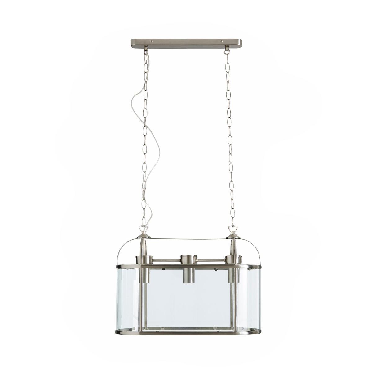 Hurricane 3 Light Diner Fitting Silver – image 5
