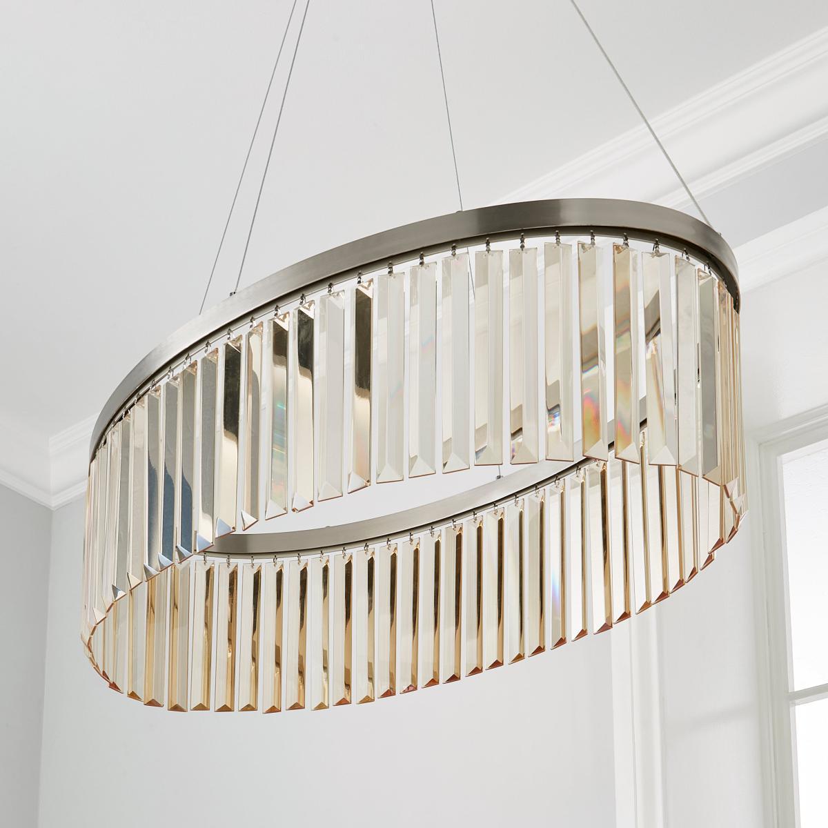 Camille Integrated LED Ceiling Fitting Champagne