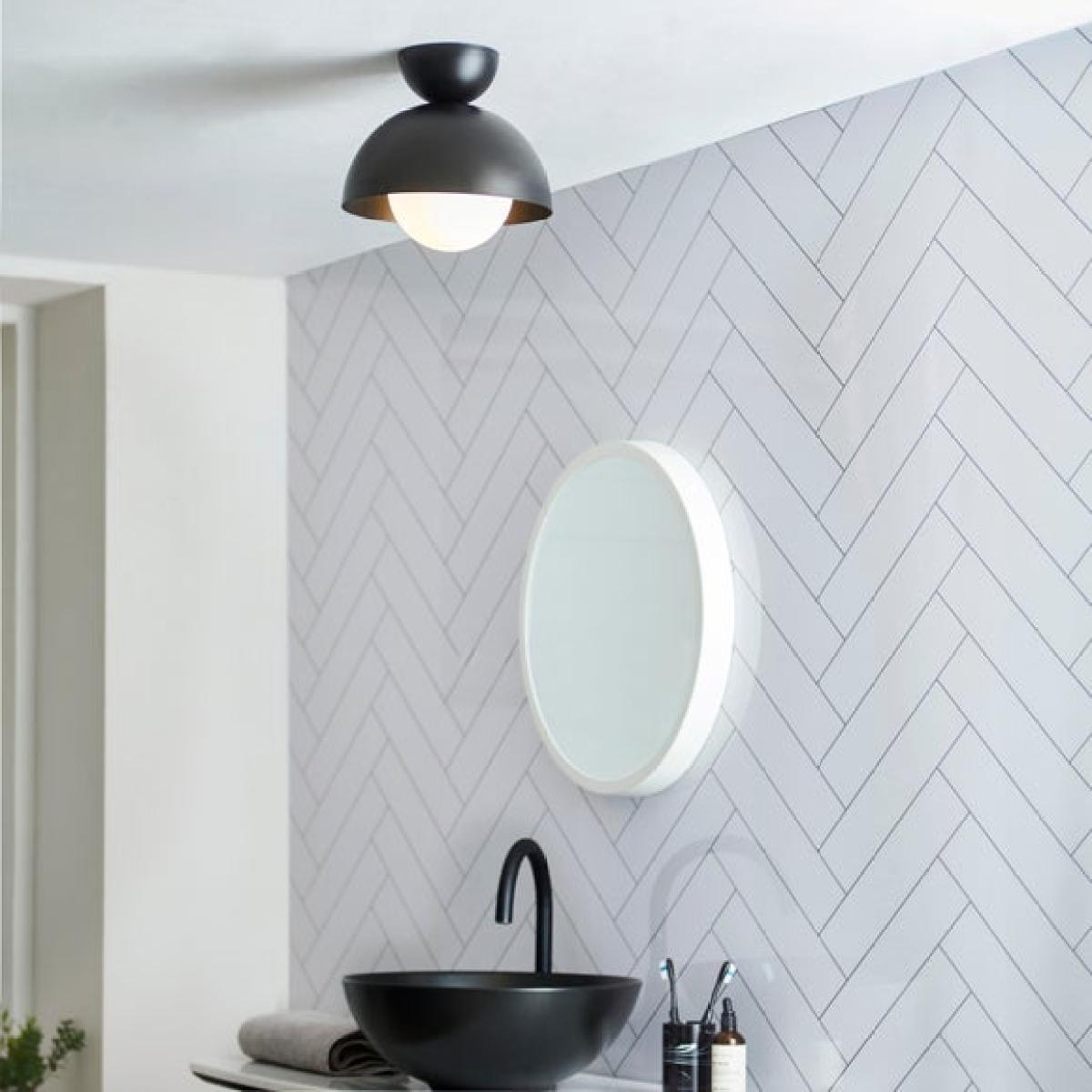 Lunebar Modern Bathroom Flush Ceiling Light – image 7