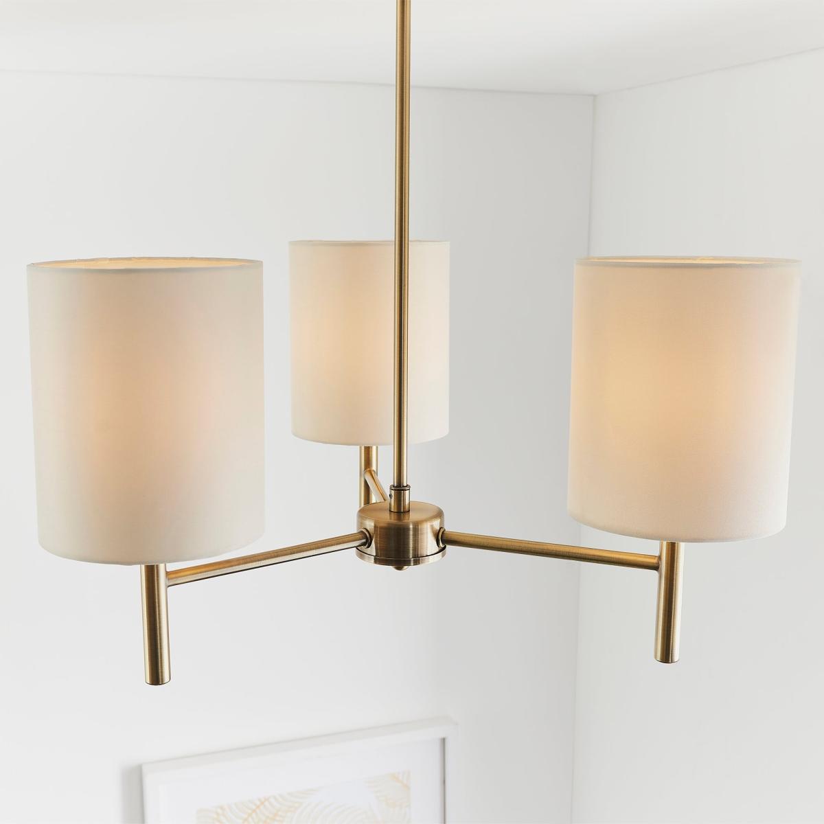 Return - Vogue Dewey 3 Light Semi Flush Ceiling Light – image 7