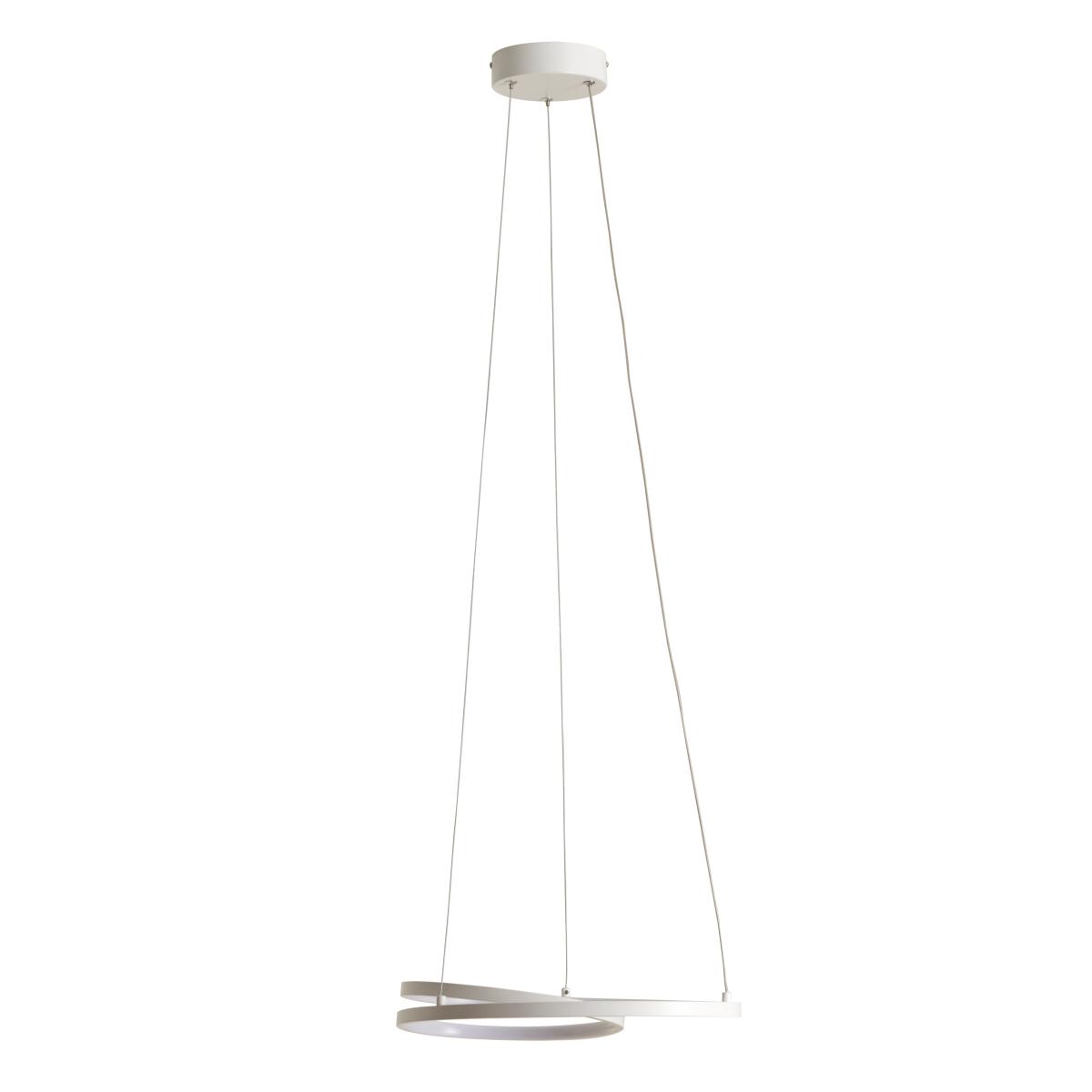 Riviera Dimmable LED Chrome Ceiling Fitting White – image 5