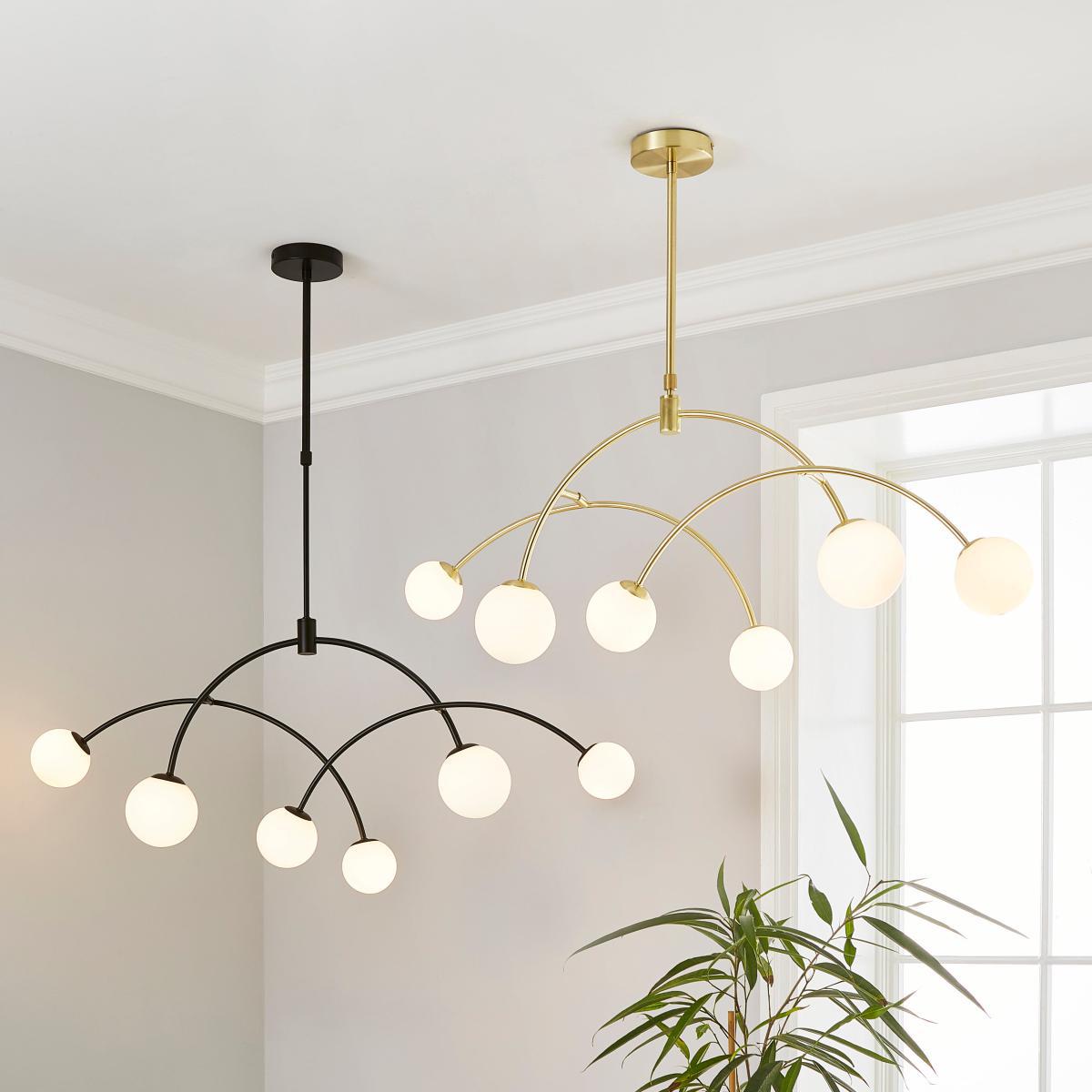Gigi 6 Light Ceiling Fitting Black – image 6