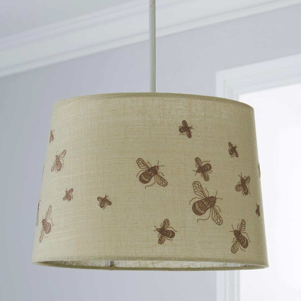 Bumble Embroidered 35cm Tapered Natural Shade Natural – image 2