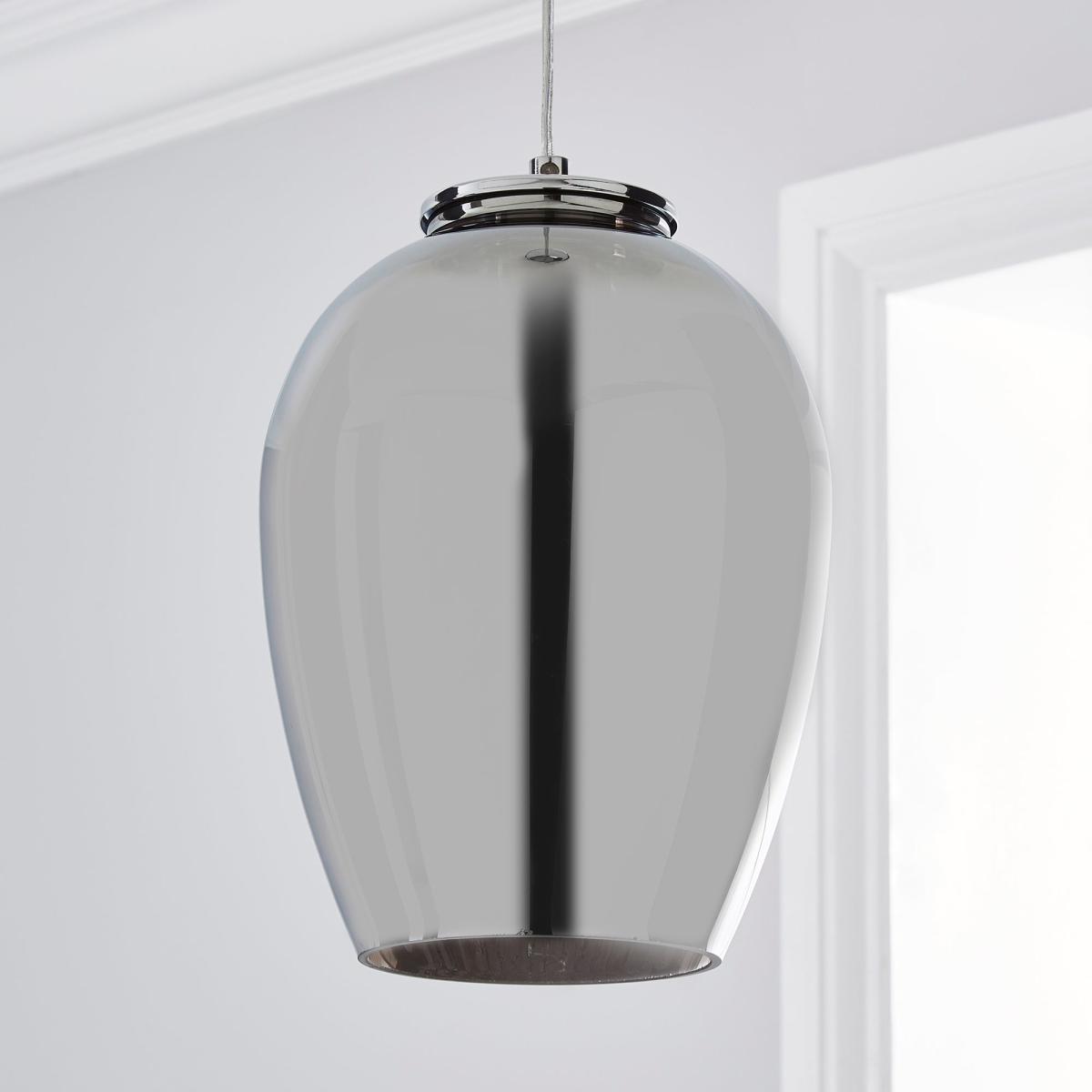 Seychelles Smoked Pendant Ceiling Fitting Grey – image 2