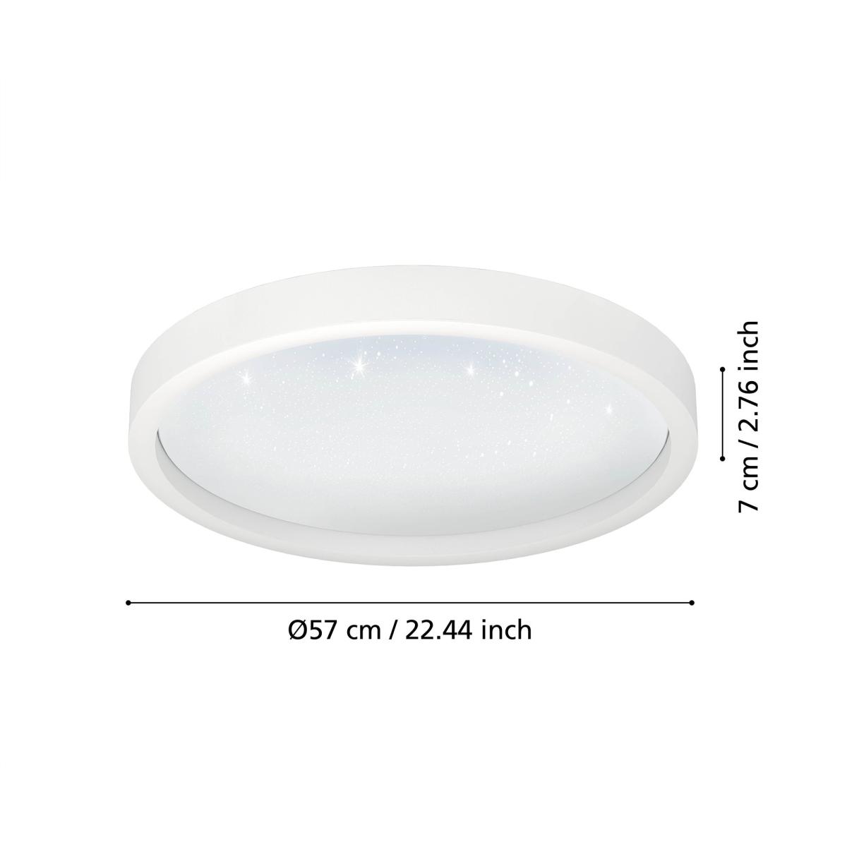 EGLO Montemorelos-Z Flush Ceiling Light White – image 4
