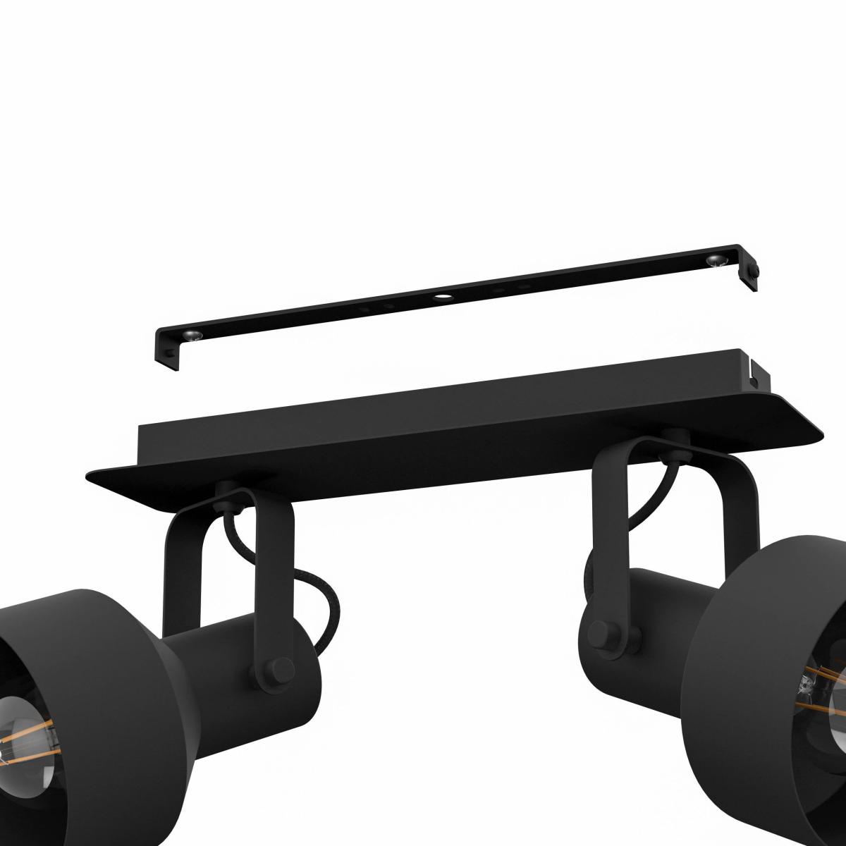 EGLO Casibare 2-Light Spotlight Black – image 3