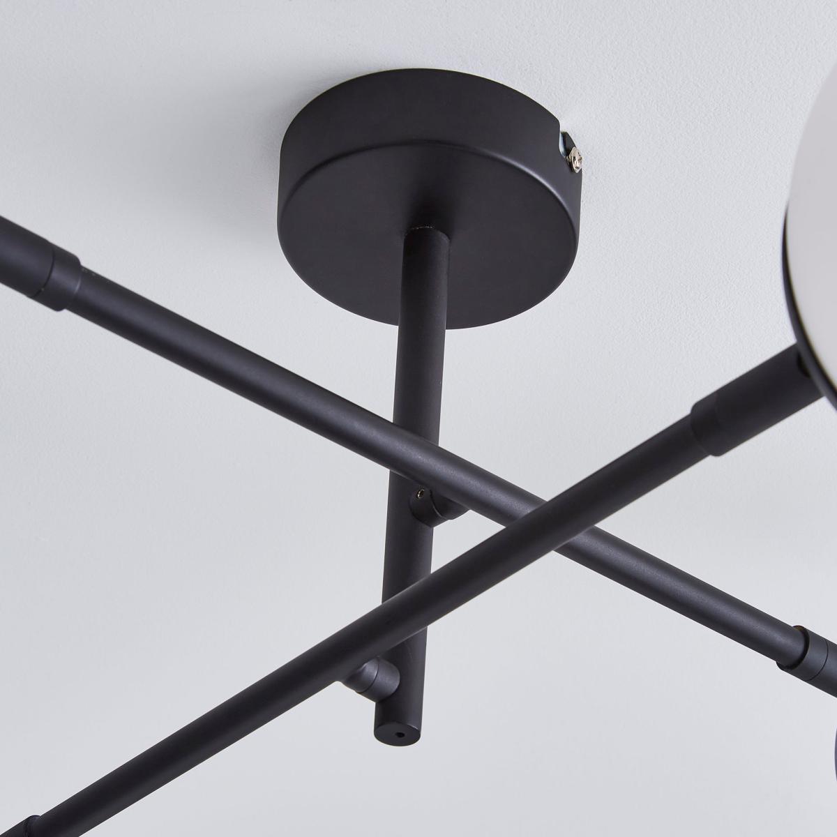 Tela Bathroom 4Lt Ceiling Fitting Black Black – image 4