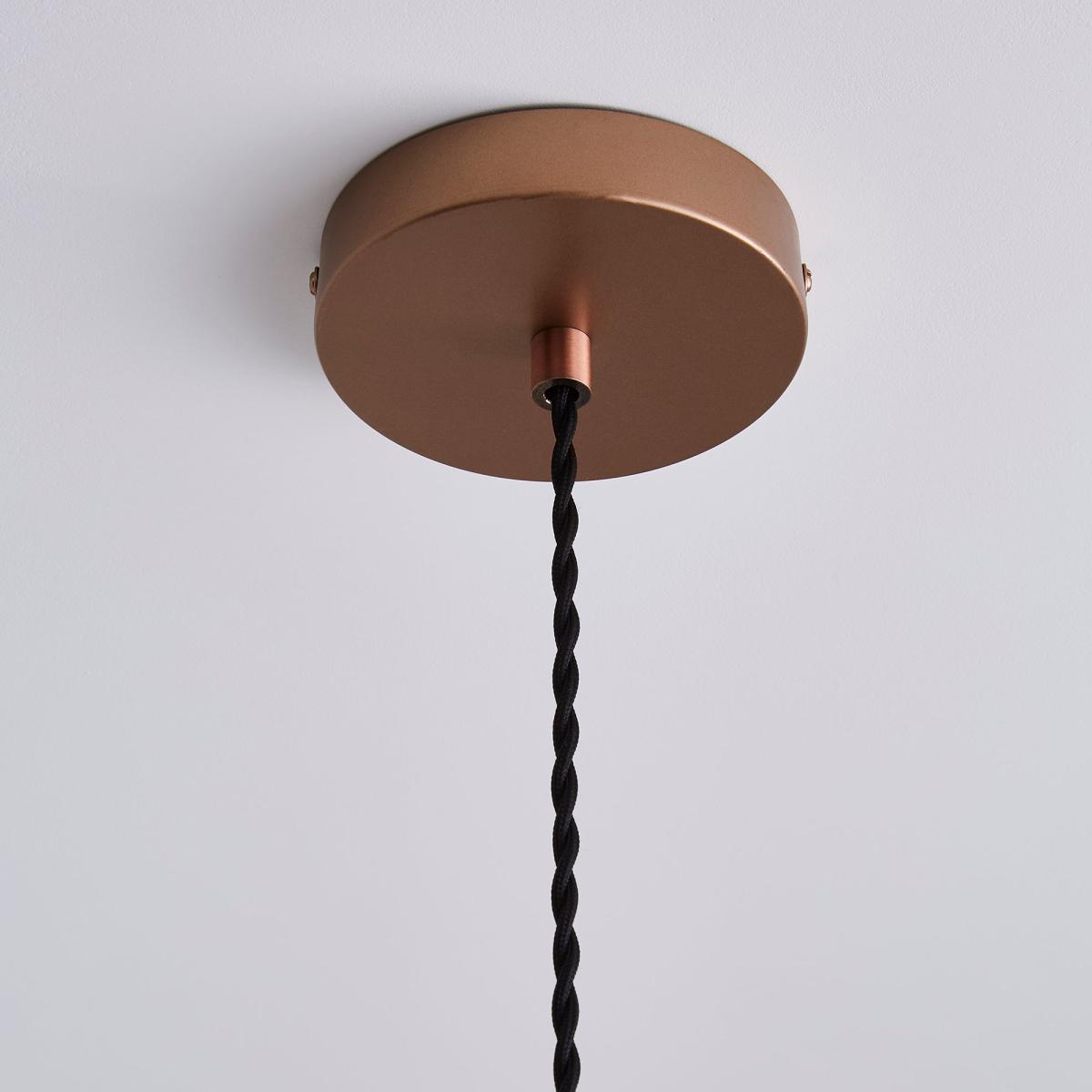 Logan 1 Light Ceiling Fitting Copper – image 4