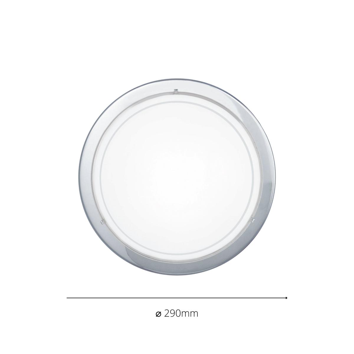EGLO Planet 1 Chrome Circular Ceiling Light Chrome – image 3