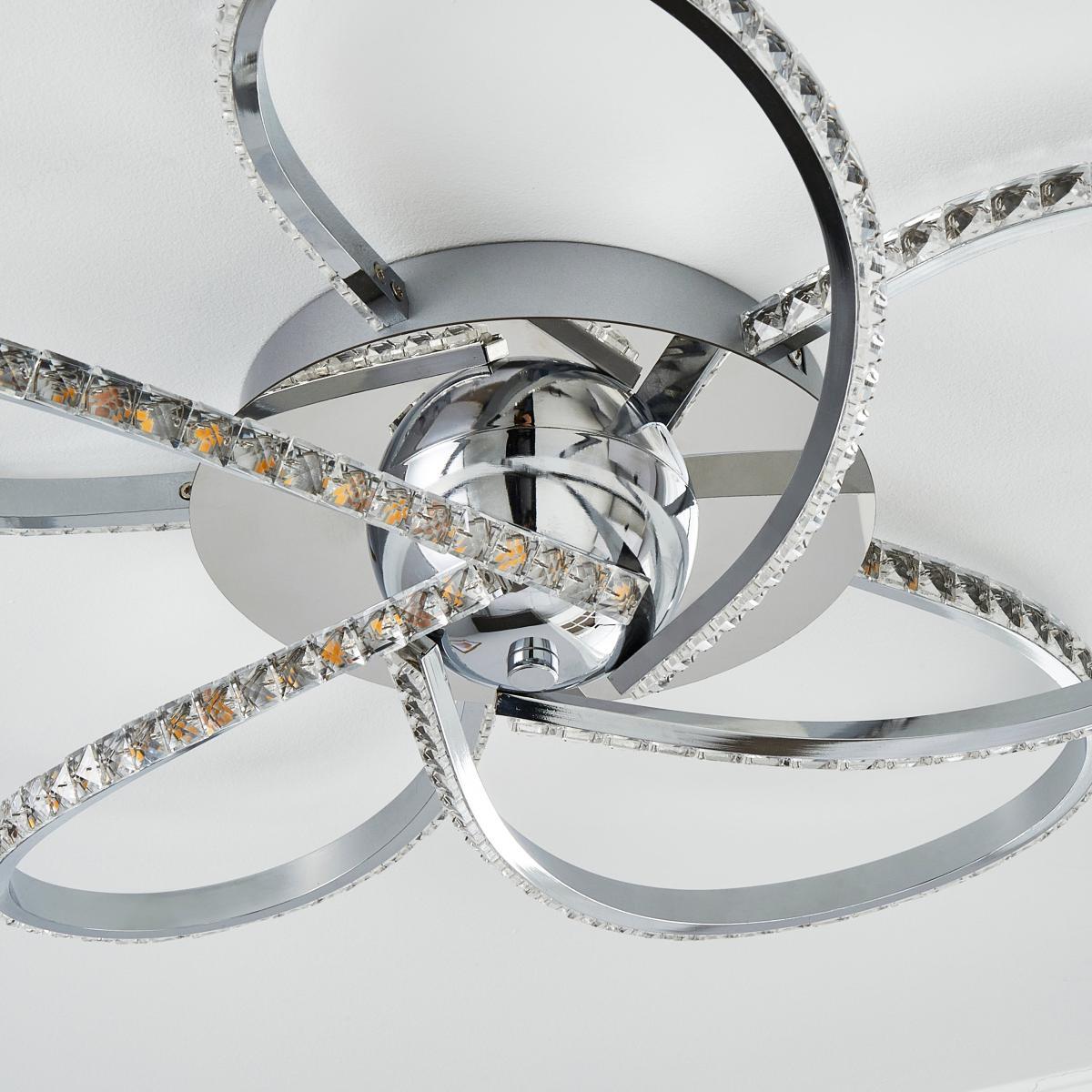 Oria 5 Light LED Chrome Ceiling Fitting Chrome – image 4