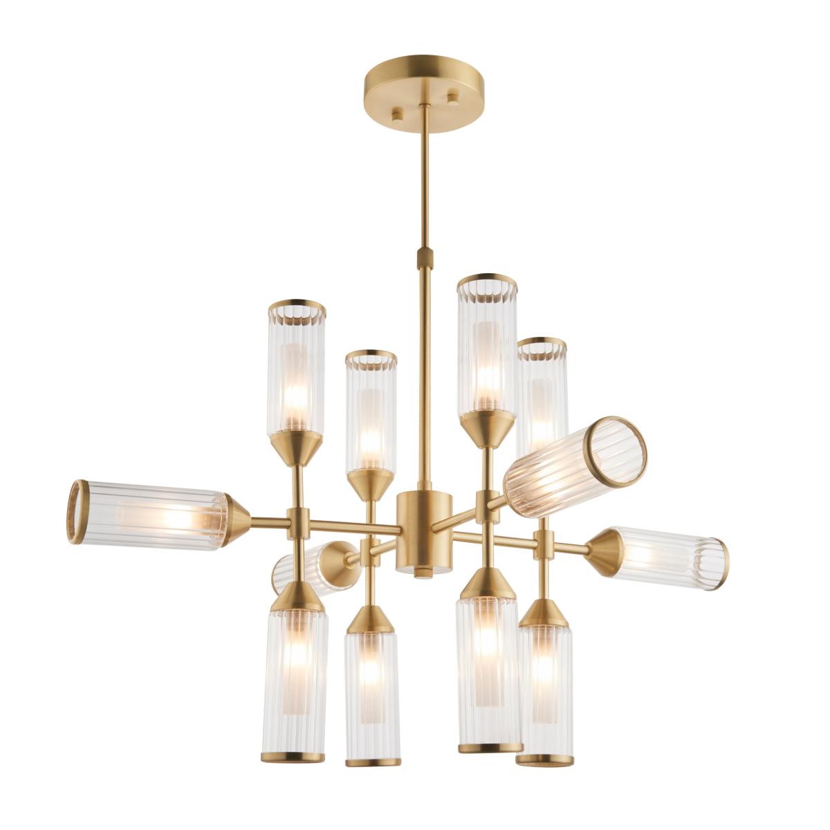 Vogue Bailey Art Deco 12 Light Adjustable Ceiling Light – image 5