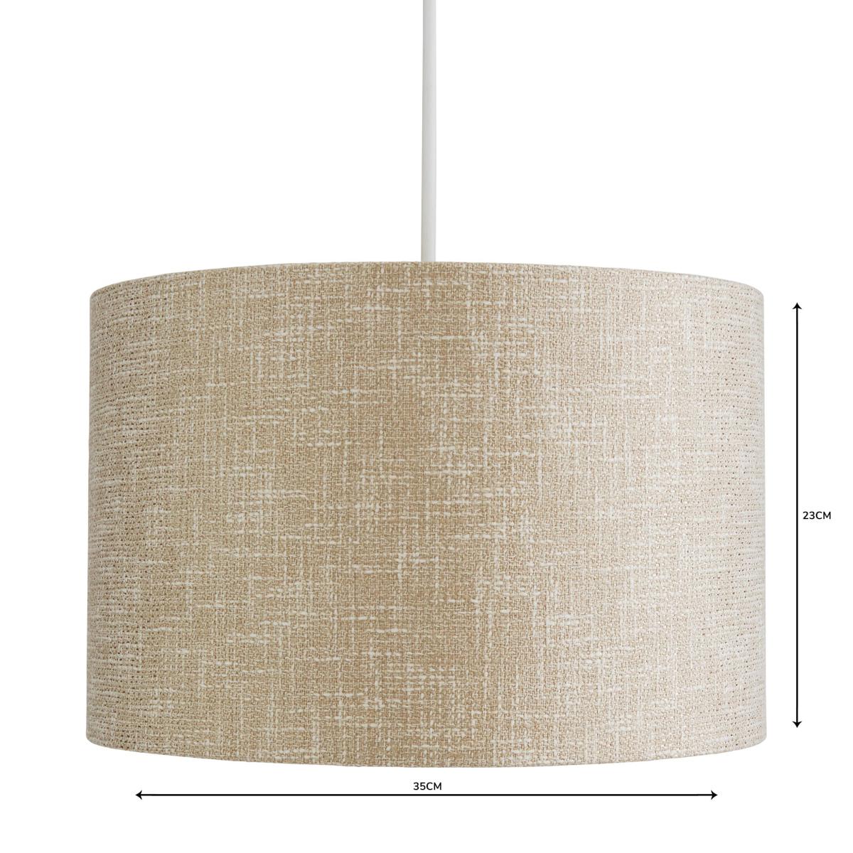 Boucle 35cm Drum Natural Shade Natural – image 4