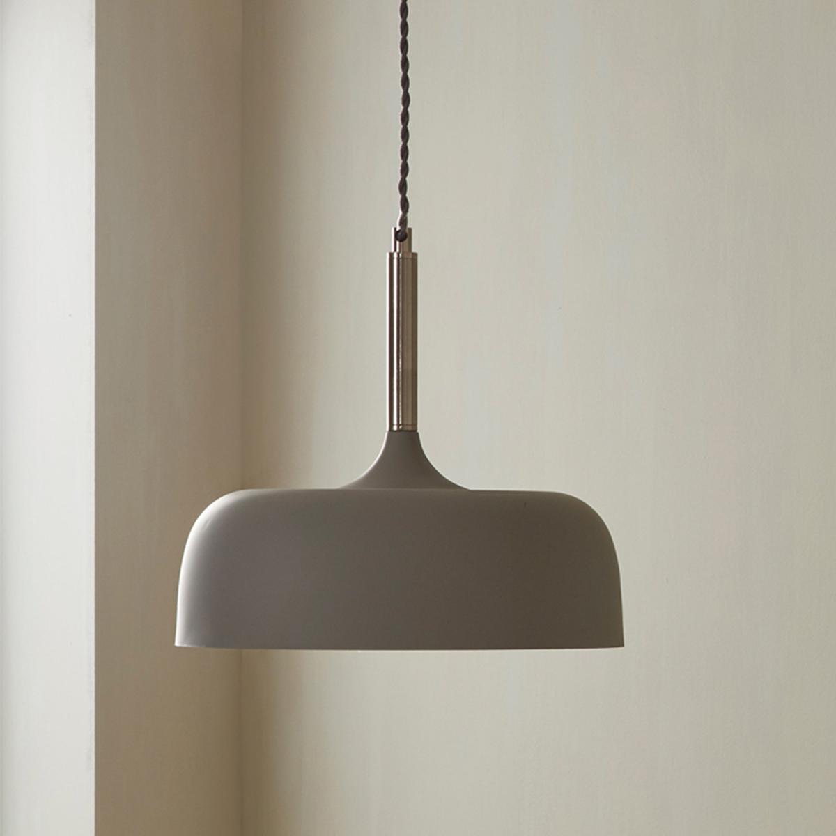 Pacific Lifestyle Anke 1 Light Pendant Ceiling Fitting Grey Grey – image 1
