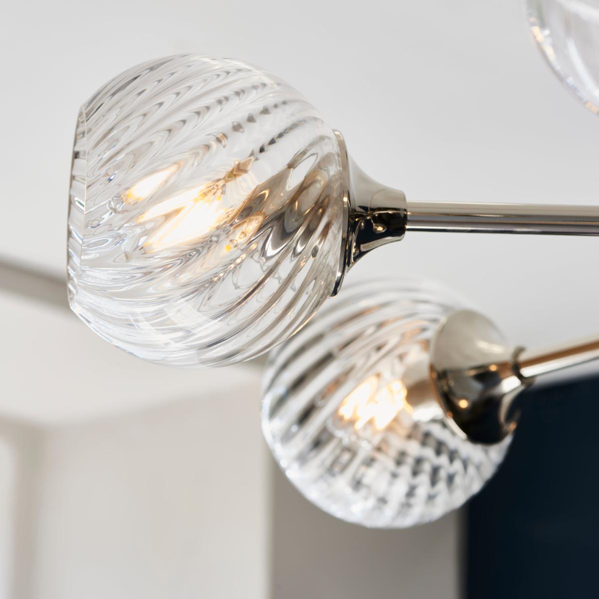 Vogue Asher Art Deco 8 Light Adjustable Ceiling Light – image 3