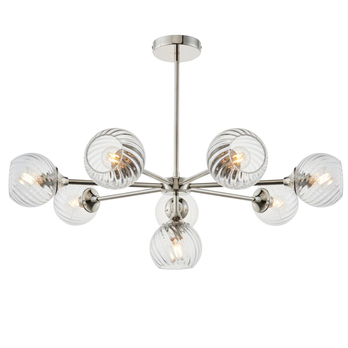 Vogue Asher Art Deco 8 Light Adjustable Ceiling Light – image 5