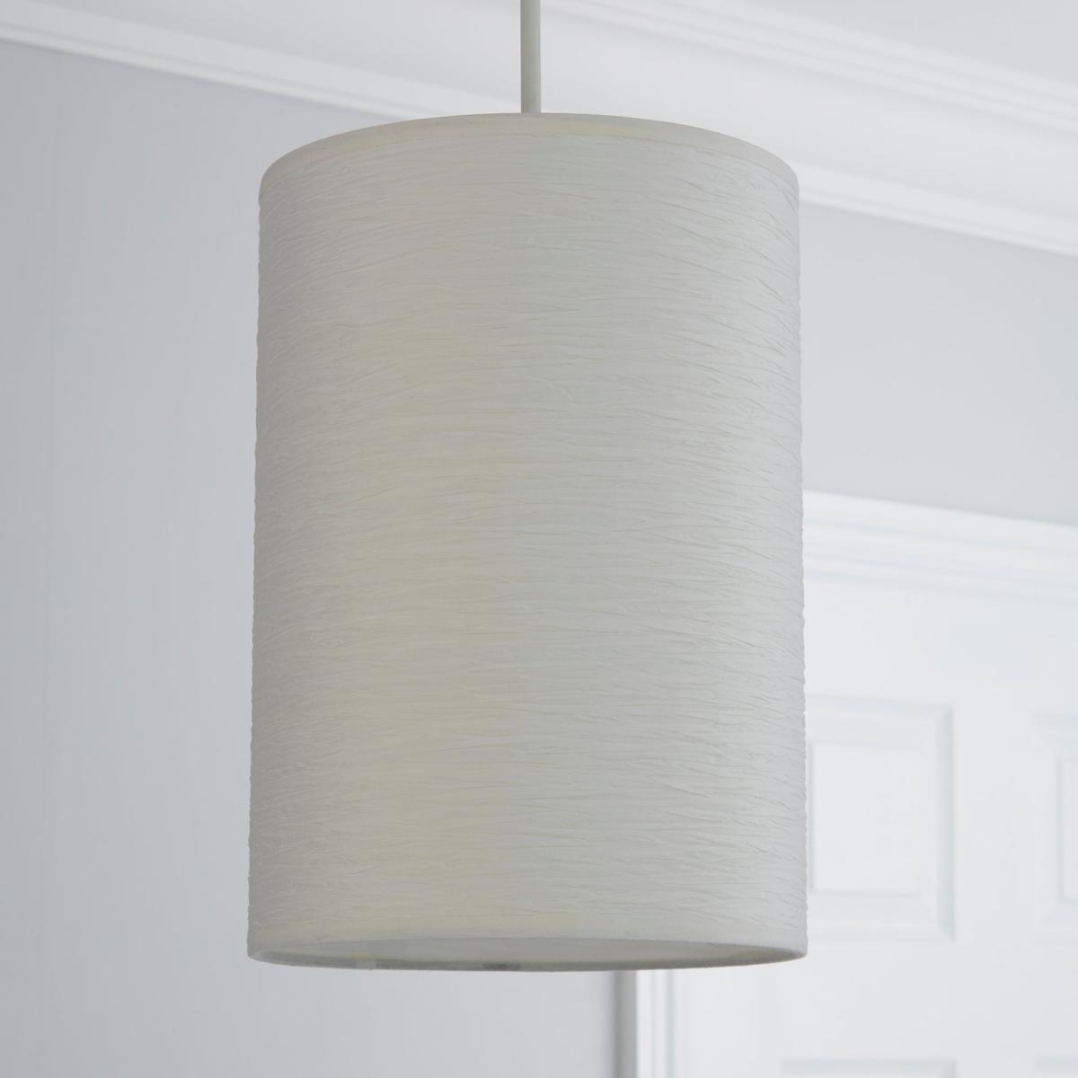 Taora Paper 20cm Cylinder White Shade Cream – image 2