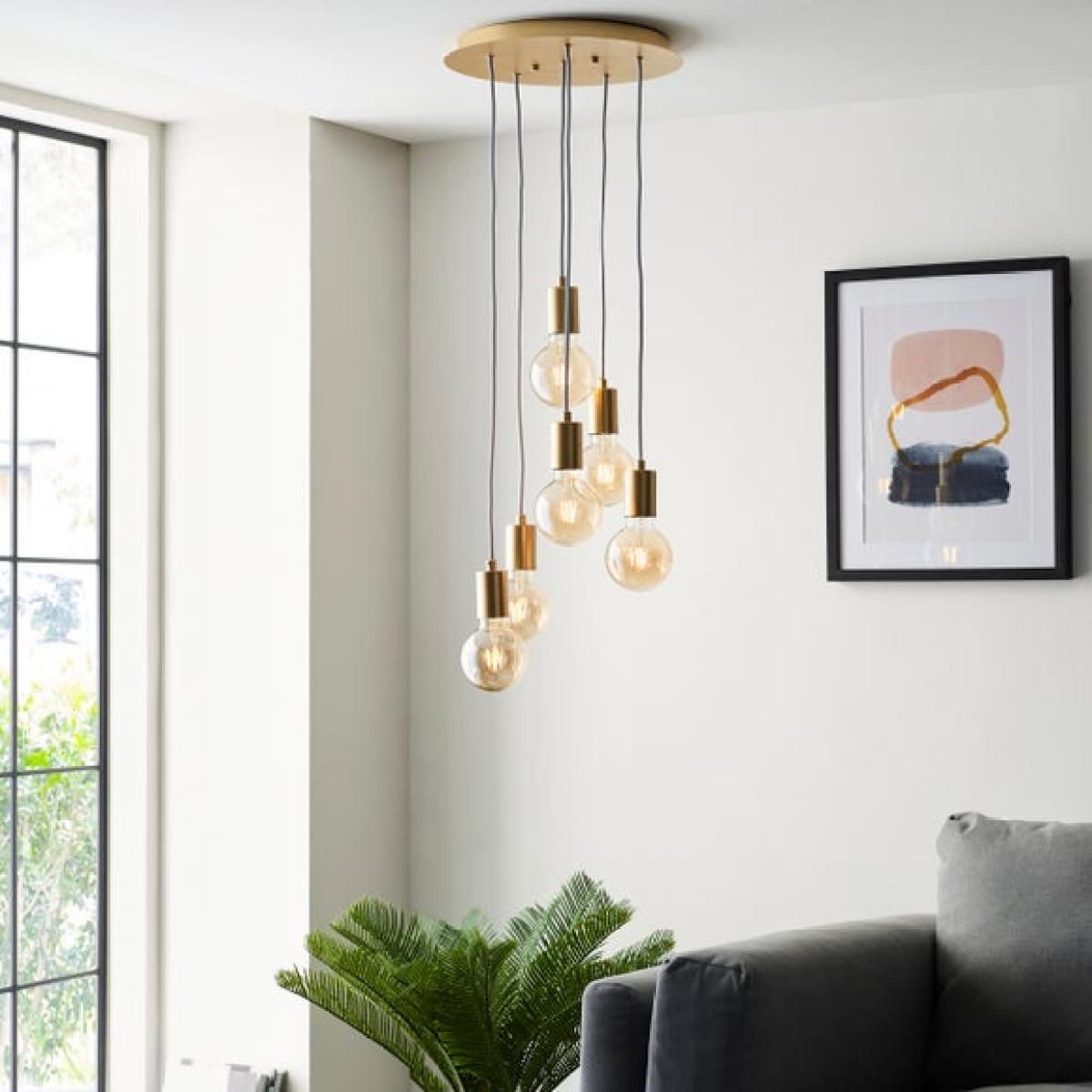 Return - Vogue Ryker 6 Light Cluster Ceiling Light – image 3
