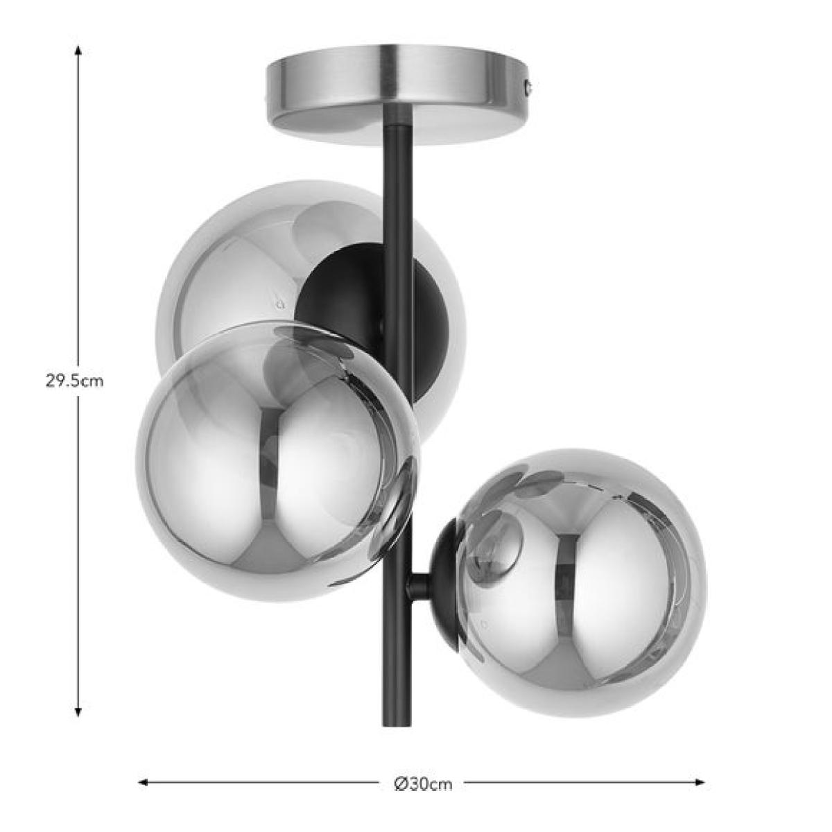 Ophir 3 Light Semi Flush Ceiling Light – image 6