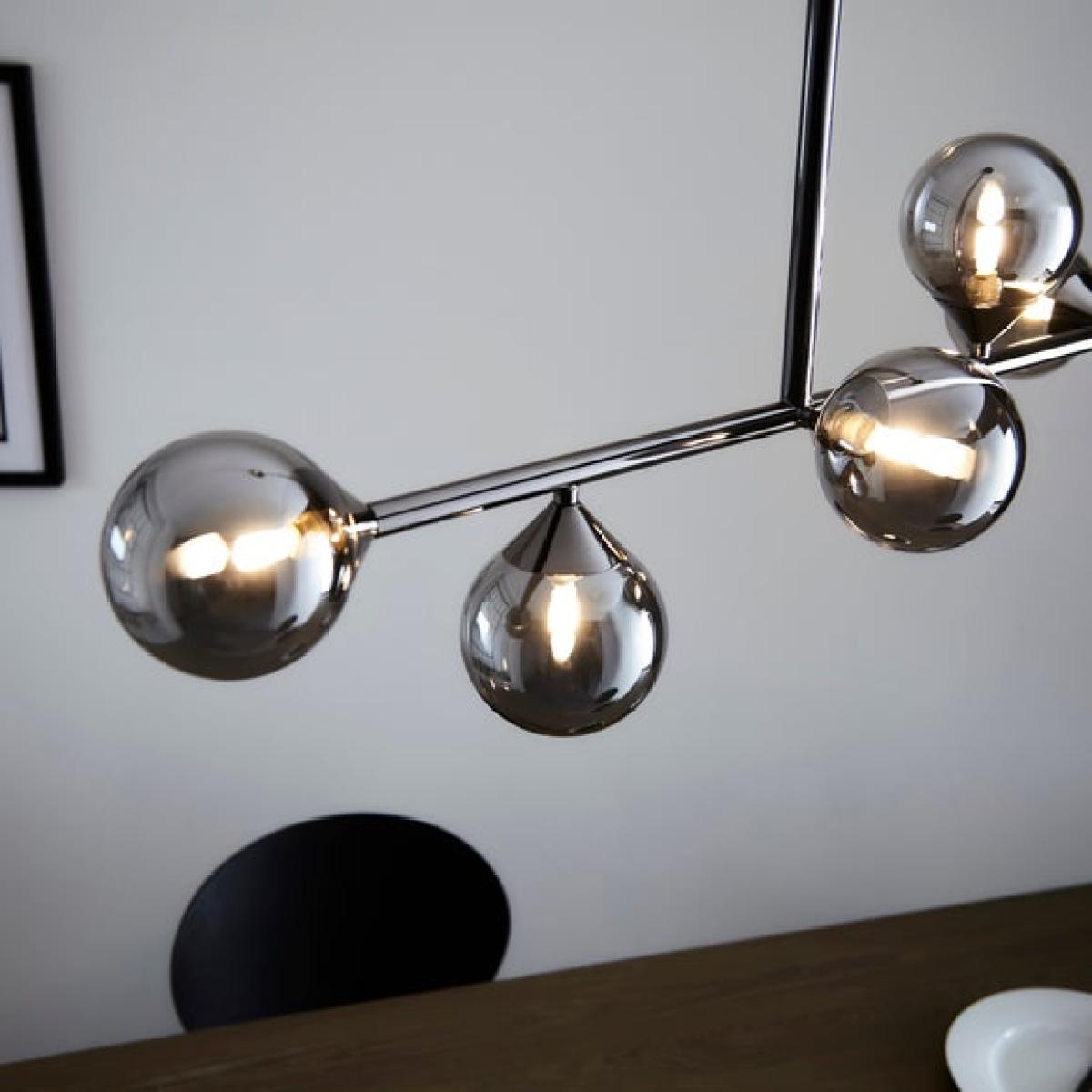 Return - Vogue Willis 5 Light Diner Ceiling Light, Black – image 5