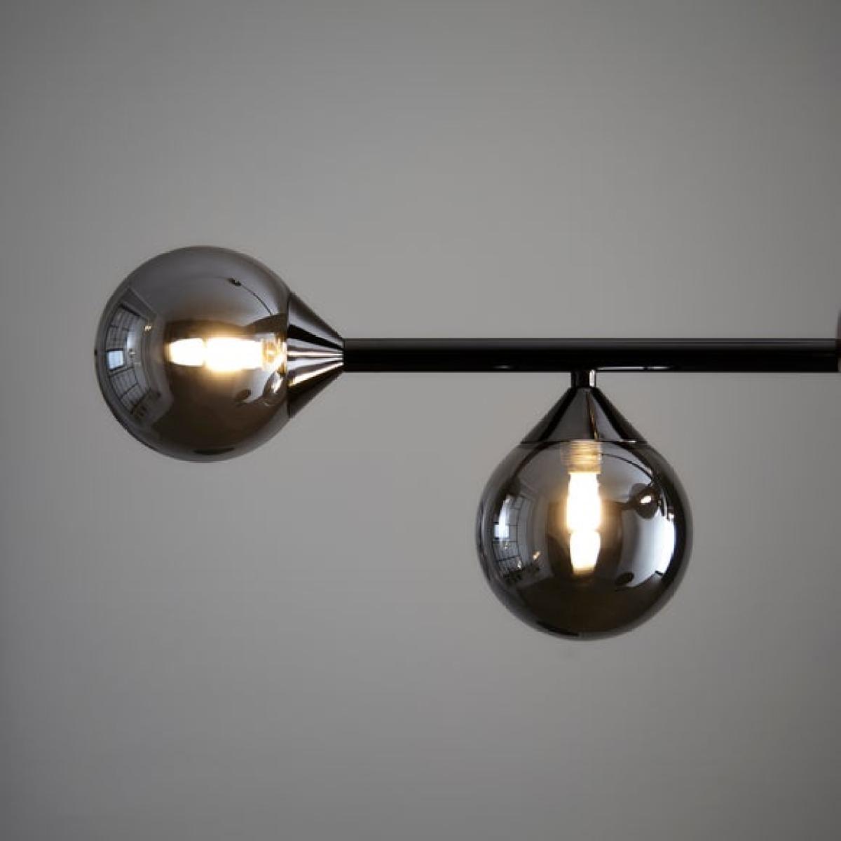 Return - Vogue Willis 5 Light Diner Ceiling Light, Black – image 6