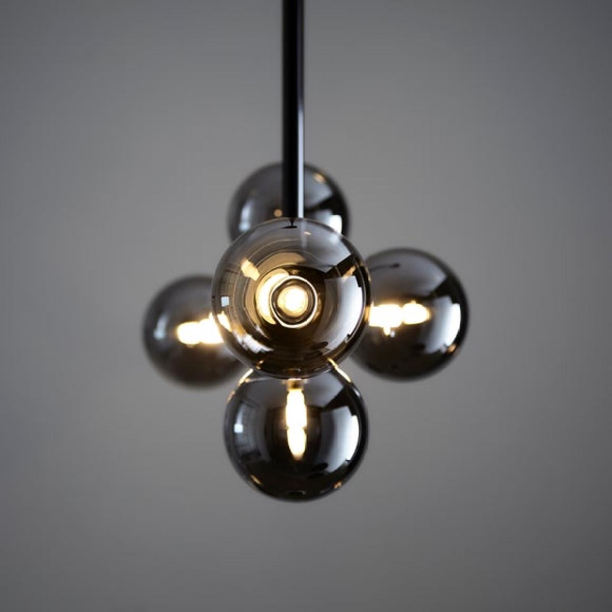 Return - Vogue Willis 5 Light Diner Ceiling Light, Black – image 7