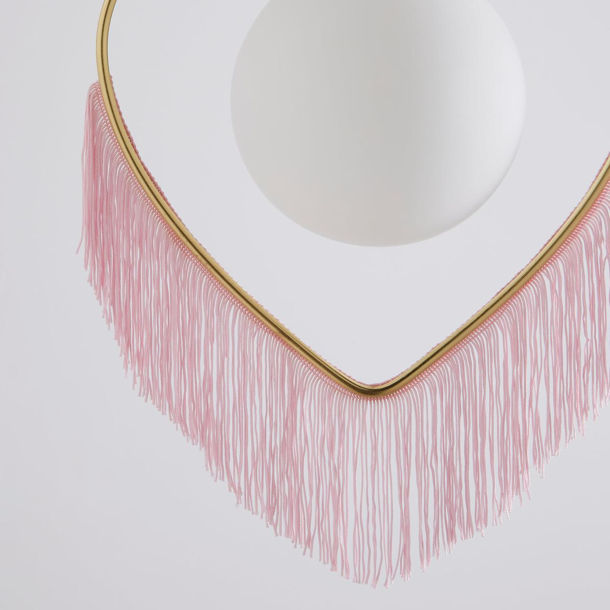 Heart Fringe Ceiling Fitting Gold – image 3