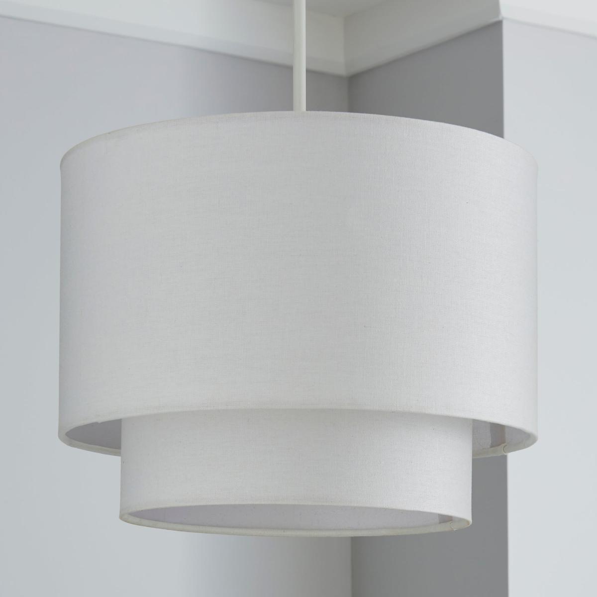Sara 30cm Two Tier White Shade White – image 2