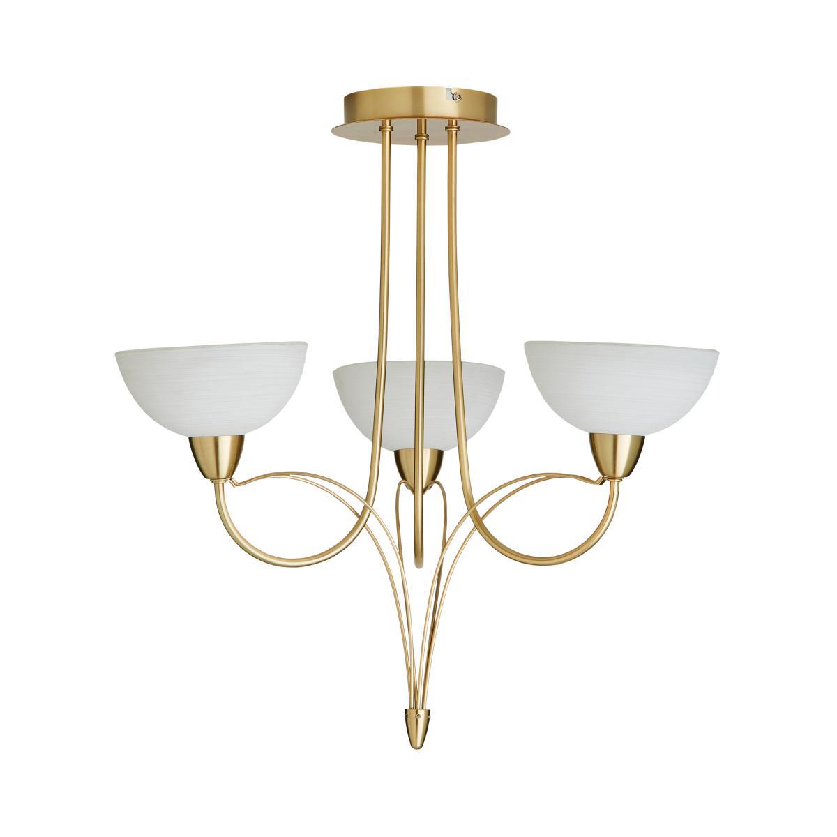 Buville 3 Light Ceiling Fitting Gold – image 5