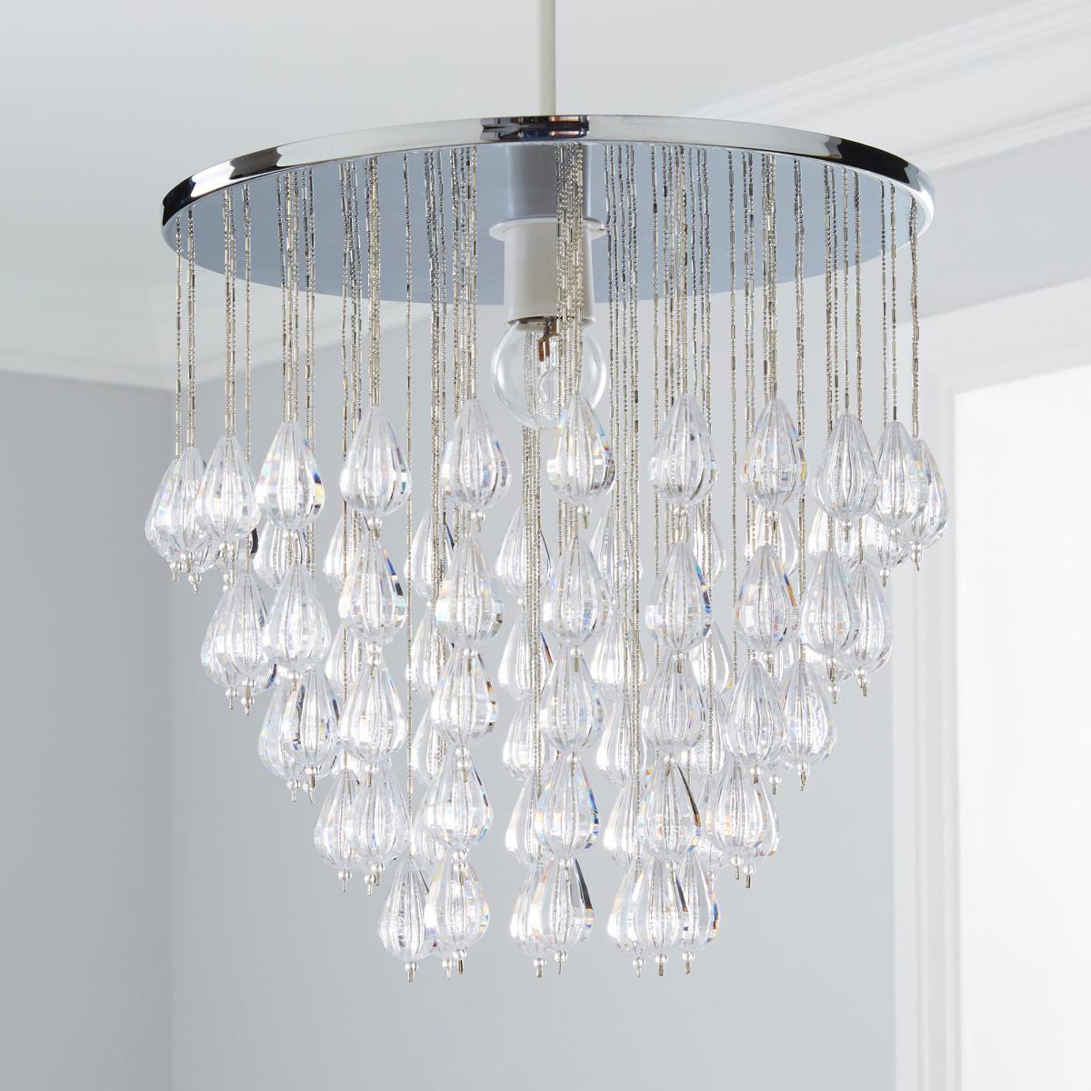 Livvy Jewel Chrome Easy Fit Pendant Chrome – image 2