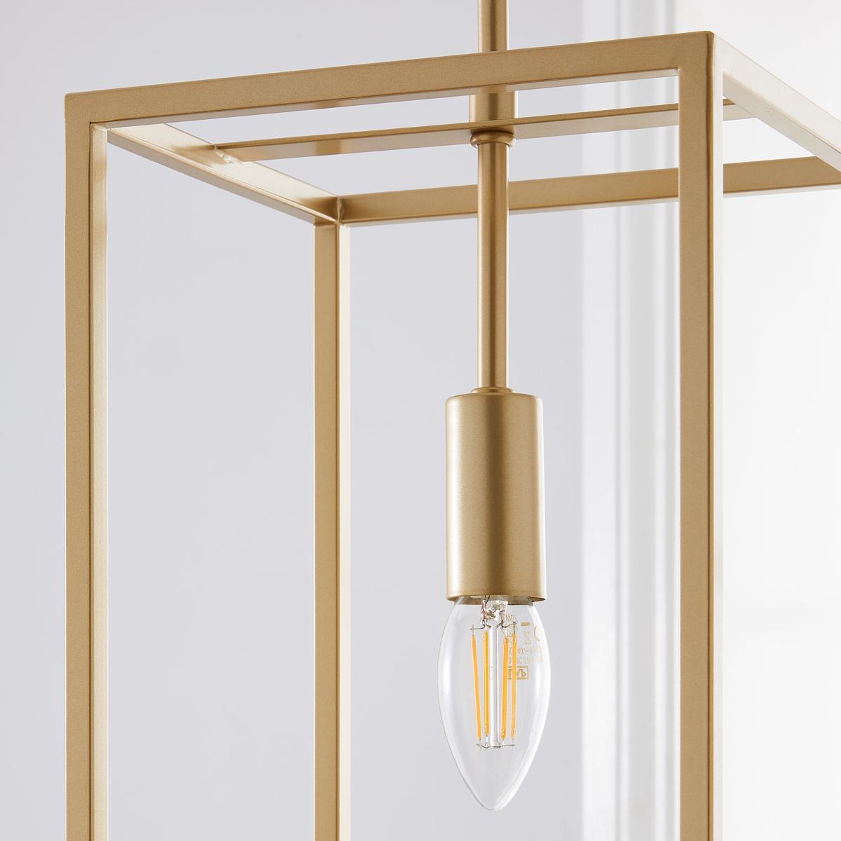 Madrid 1 Light Pendant Fitting Gold – image 2