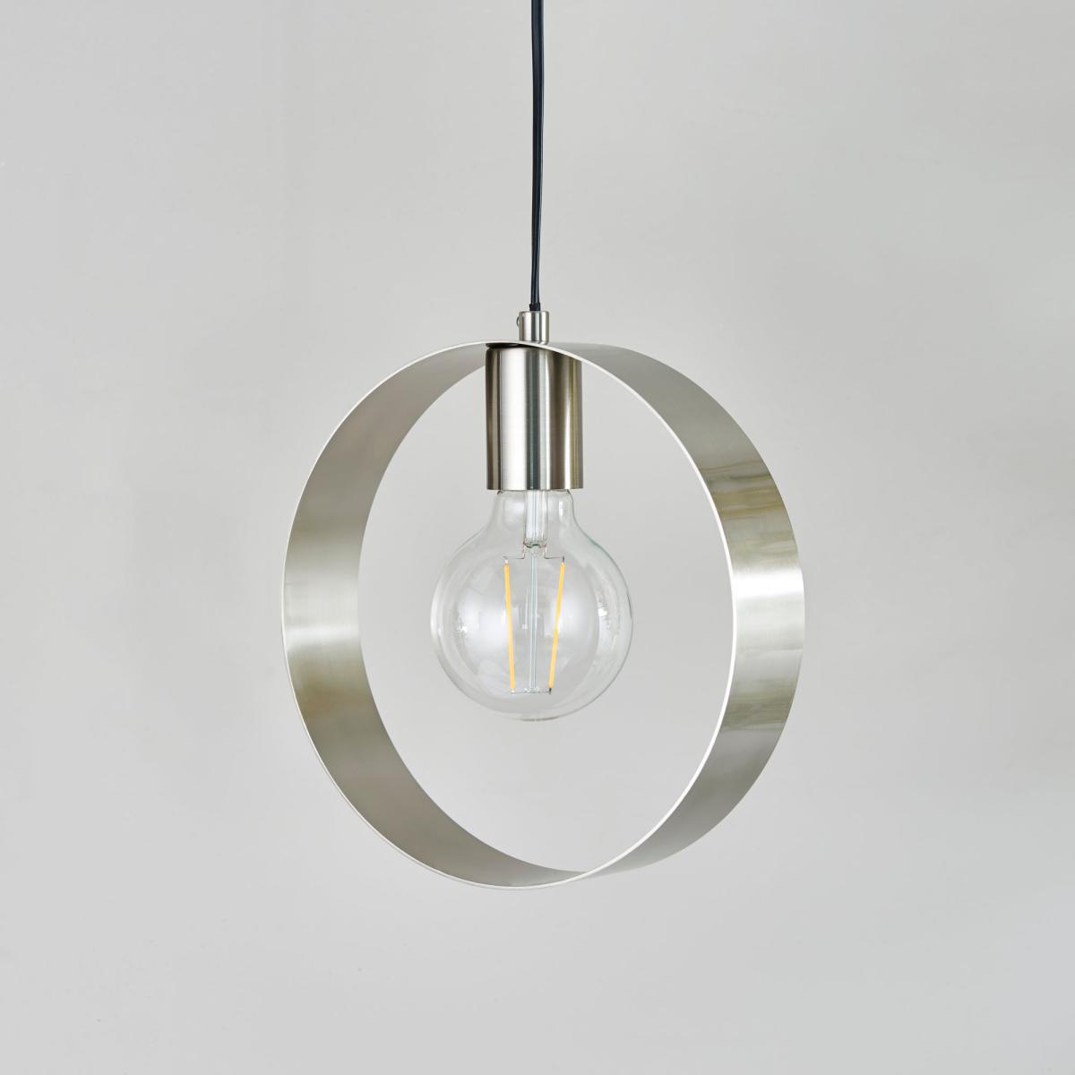Vogue Circ Pendant Fitting Nickel – image 2
