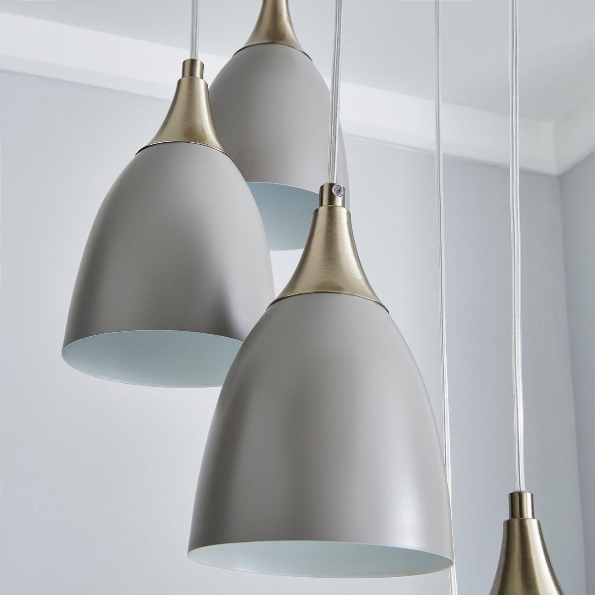 Bea 5 Light Cluster Ceiling Fitting Grey Grey – image 3